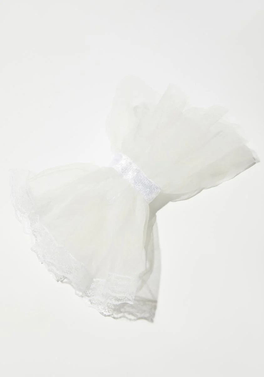 Gone Ghost Sheer Ruffle Cuffs - Image 4