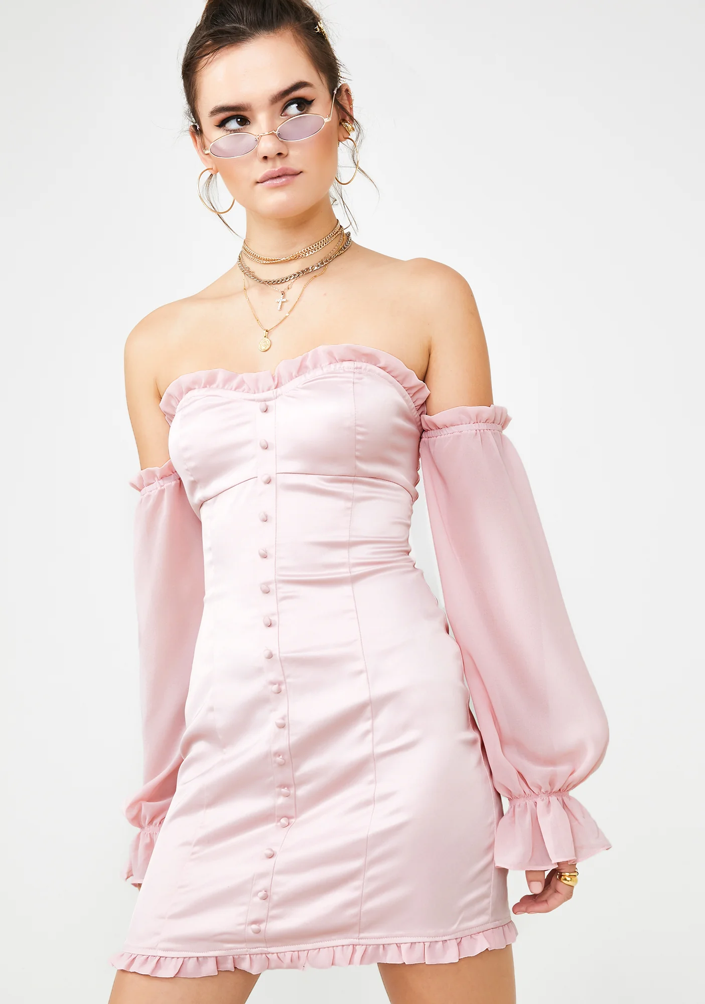Good Girl Bad Bish Mini Dress - Image 2