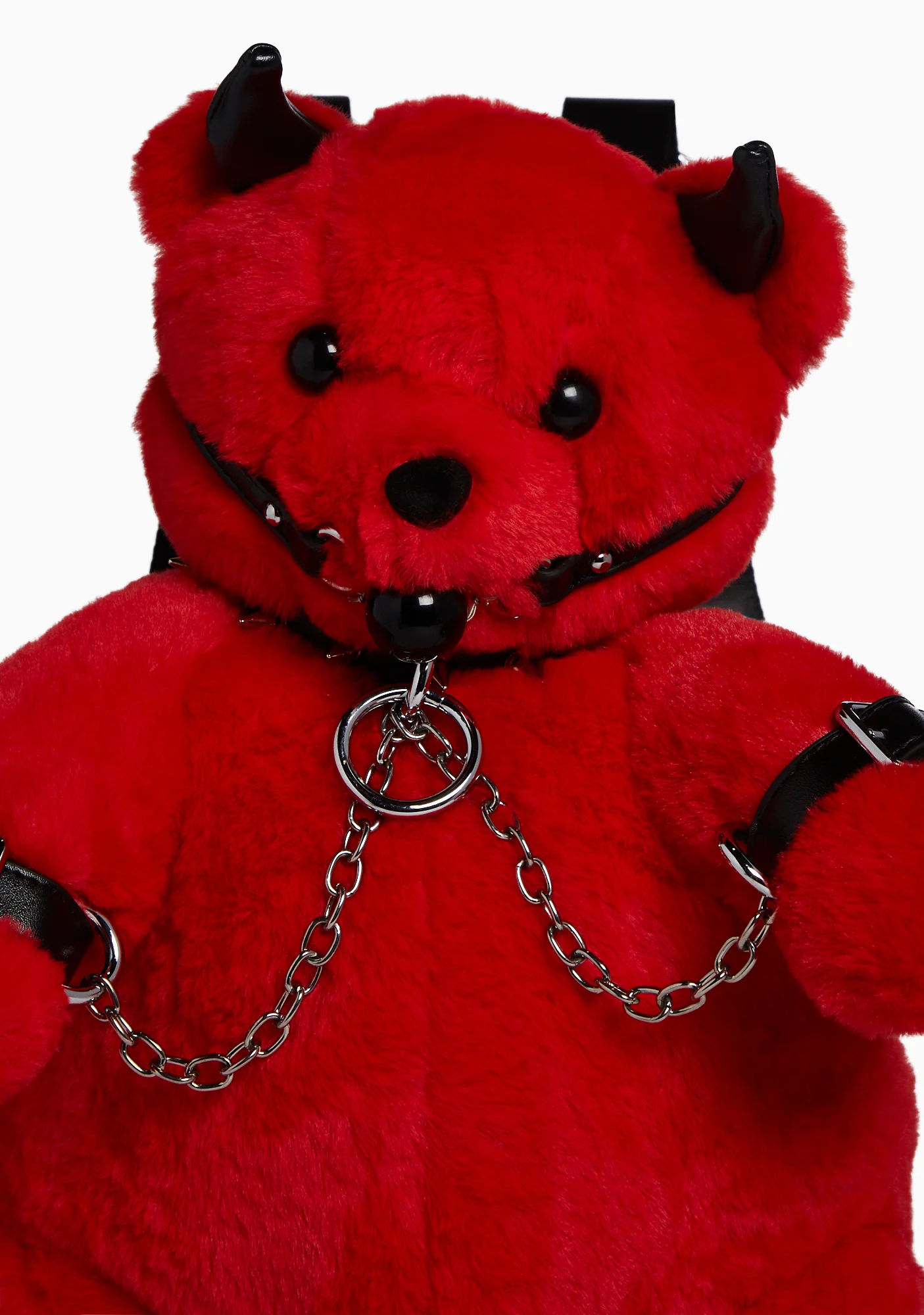 Good To Be Bad Teddy Backpack - Red - Image 2