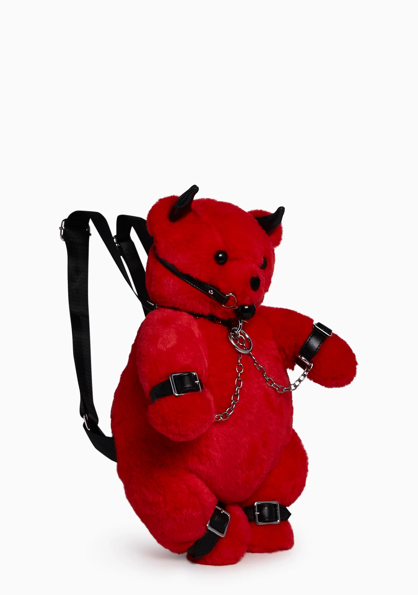 Good To Be Bad Teddy Backpack - Red - Image 3