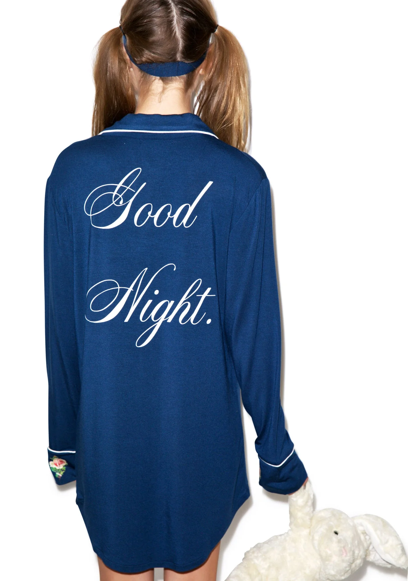 Goodnight Sleep Shirt - Dark Blue - Image 10