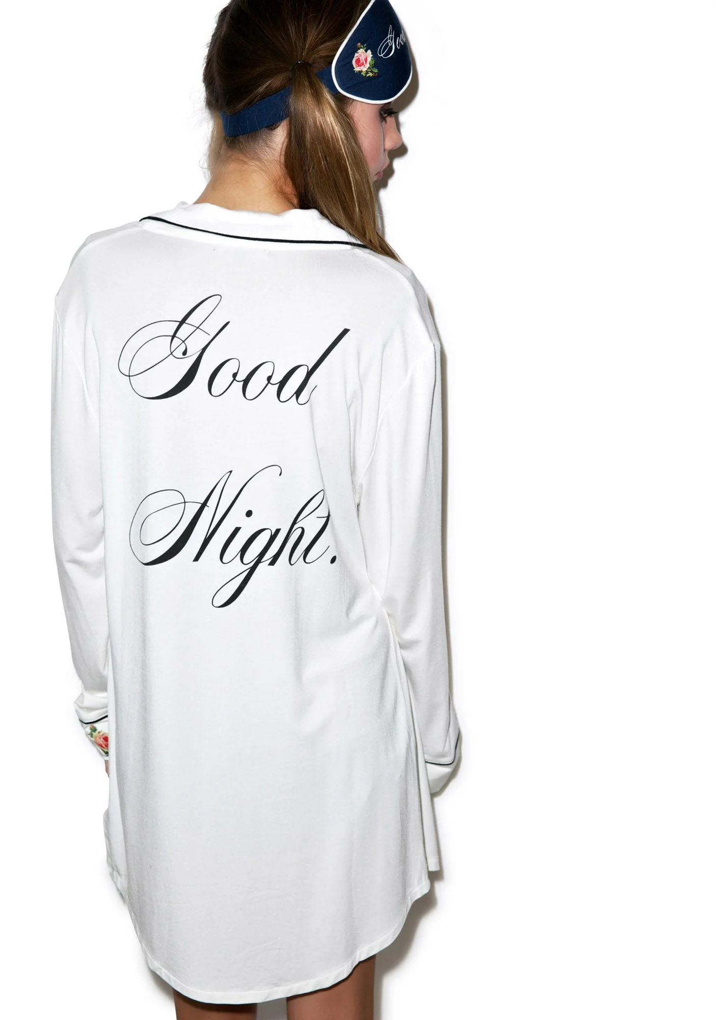 Goodnight Sleep Shirt - Dark Blue - Image 13