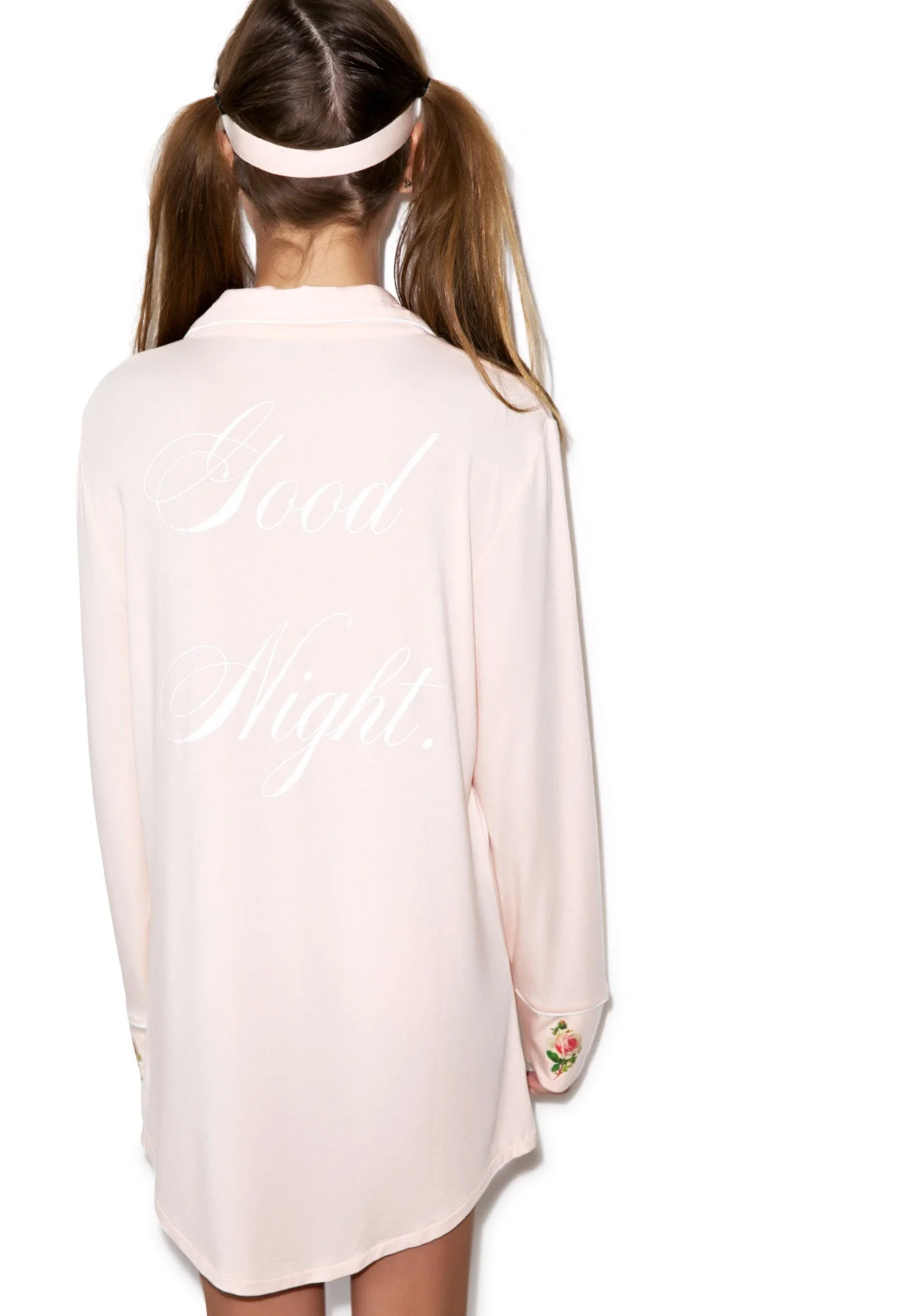 Goodnight Sleep Shirt - Dark Blue - Image 3
