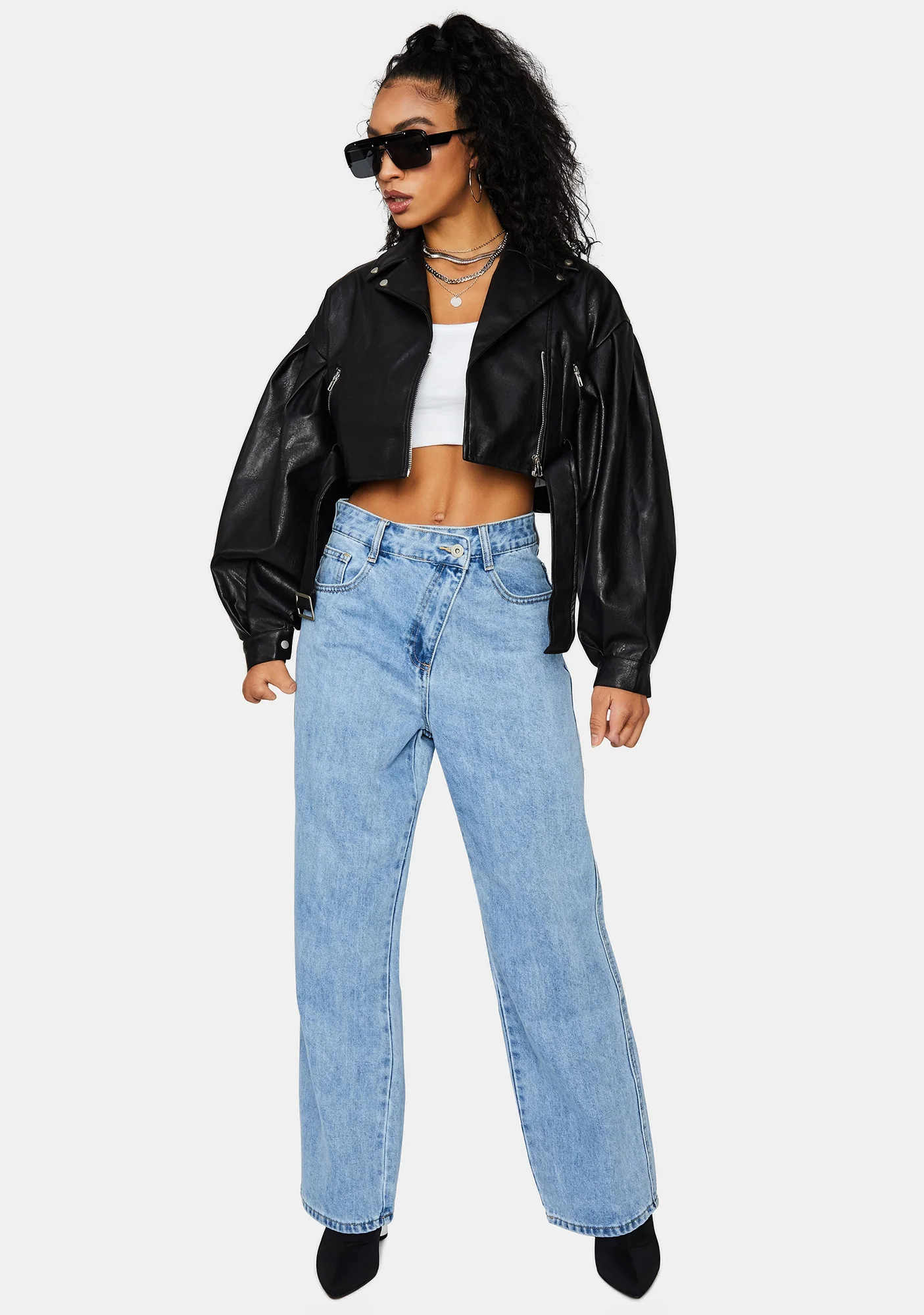 Got Bad Blood Crop Moto Jacket - Image 3