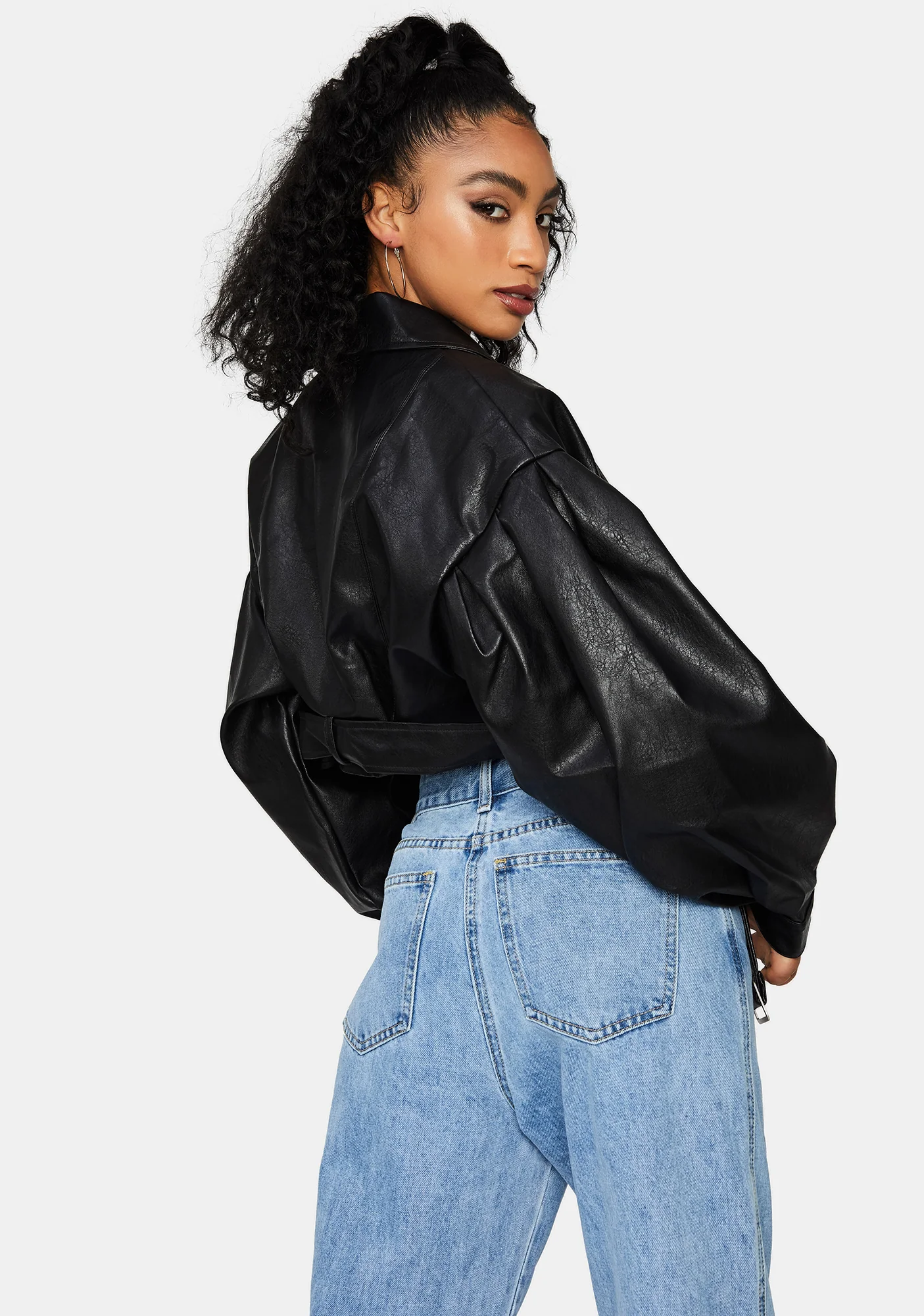 Got Bad Blood Crop Moto Jacket - Image 4