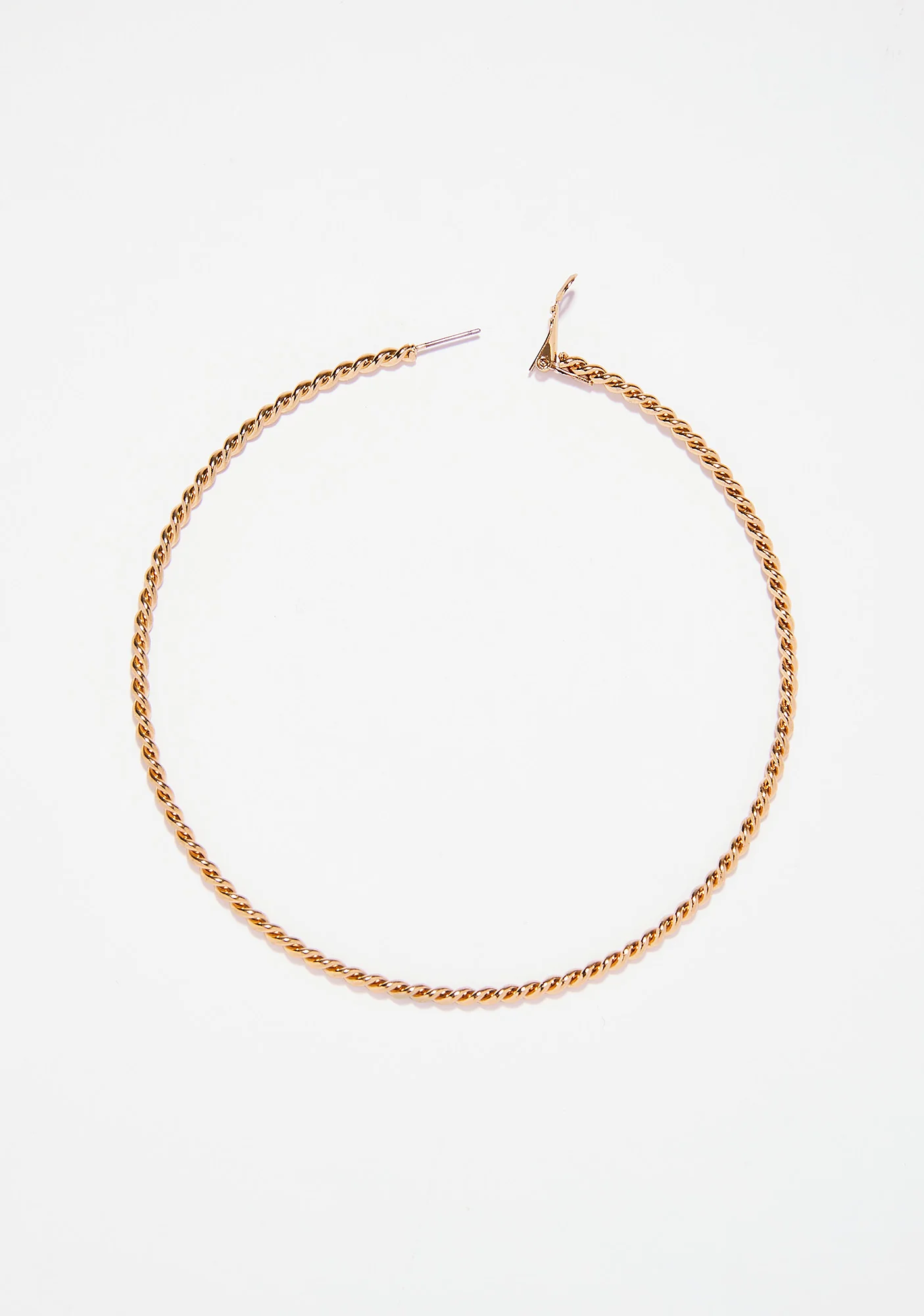 Got Me Twisted Hoop Earrings - Image 4