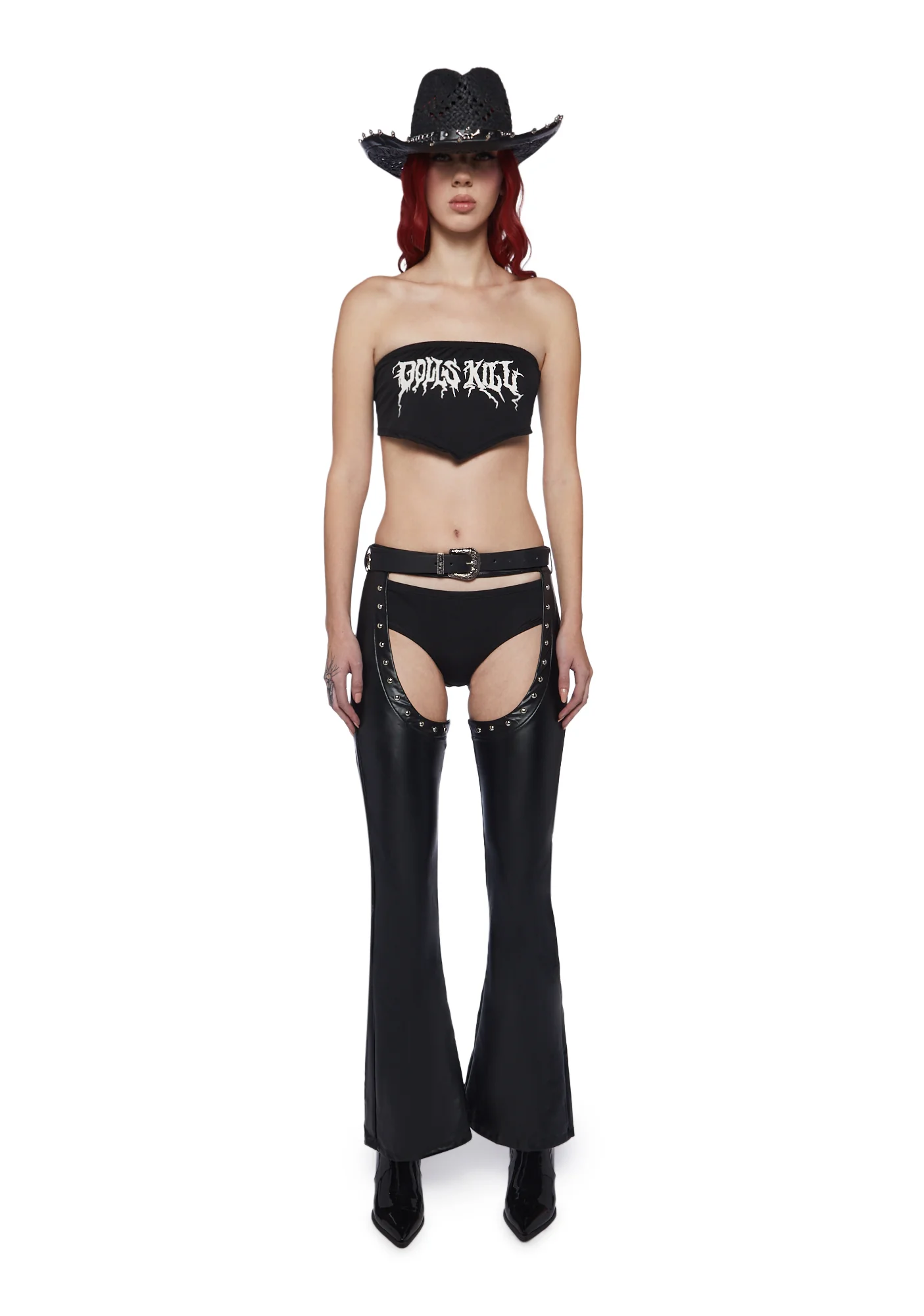 Cowgirl Influencer Shorts Set