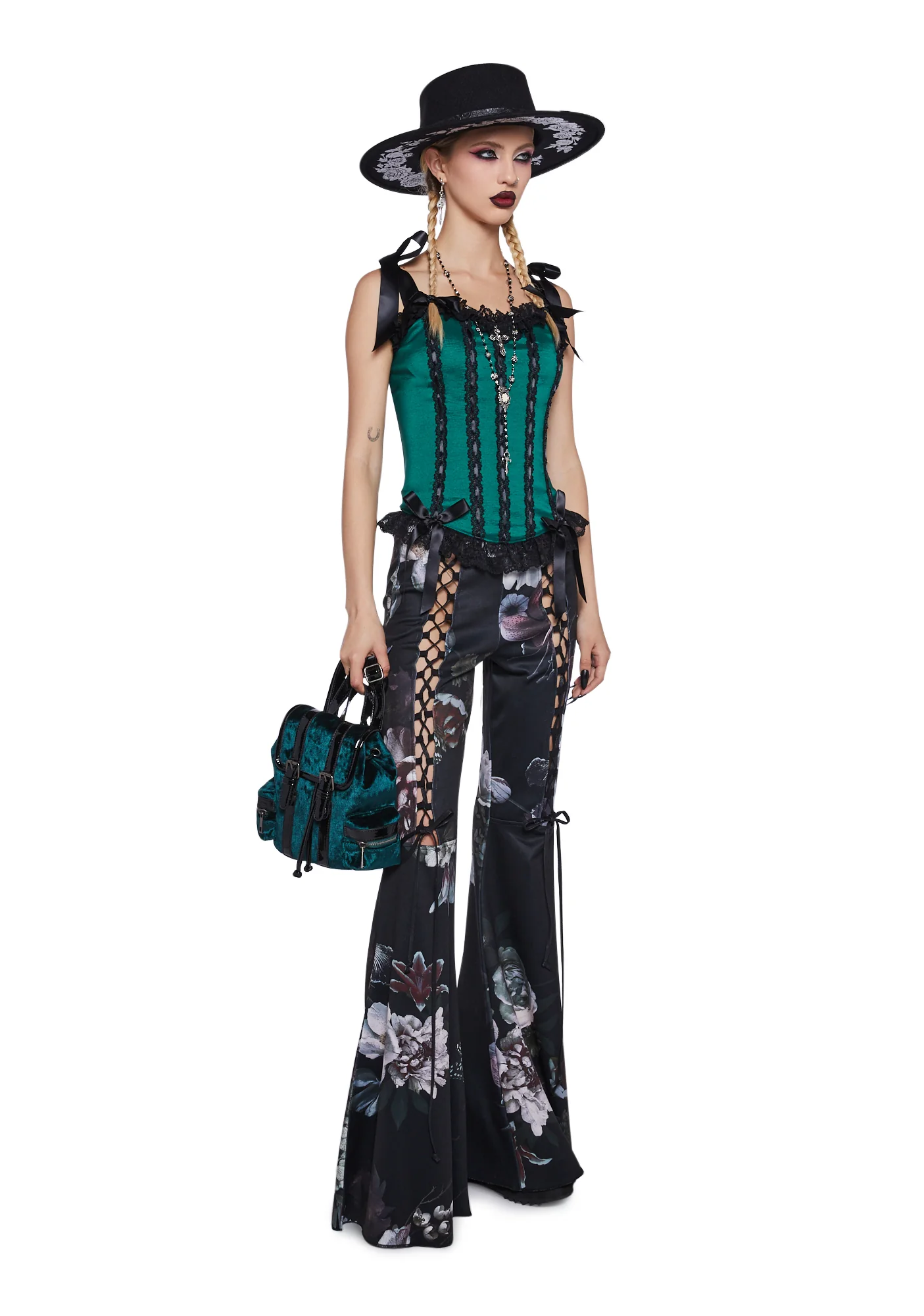Gothic Elegance Corset Top - Image 2