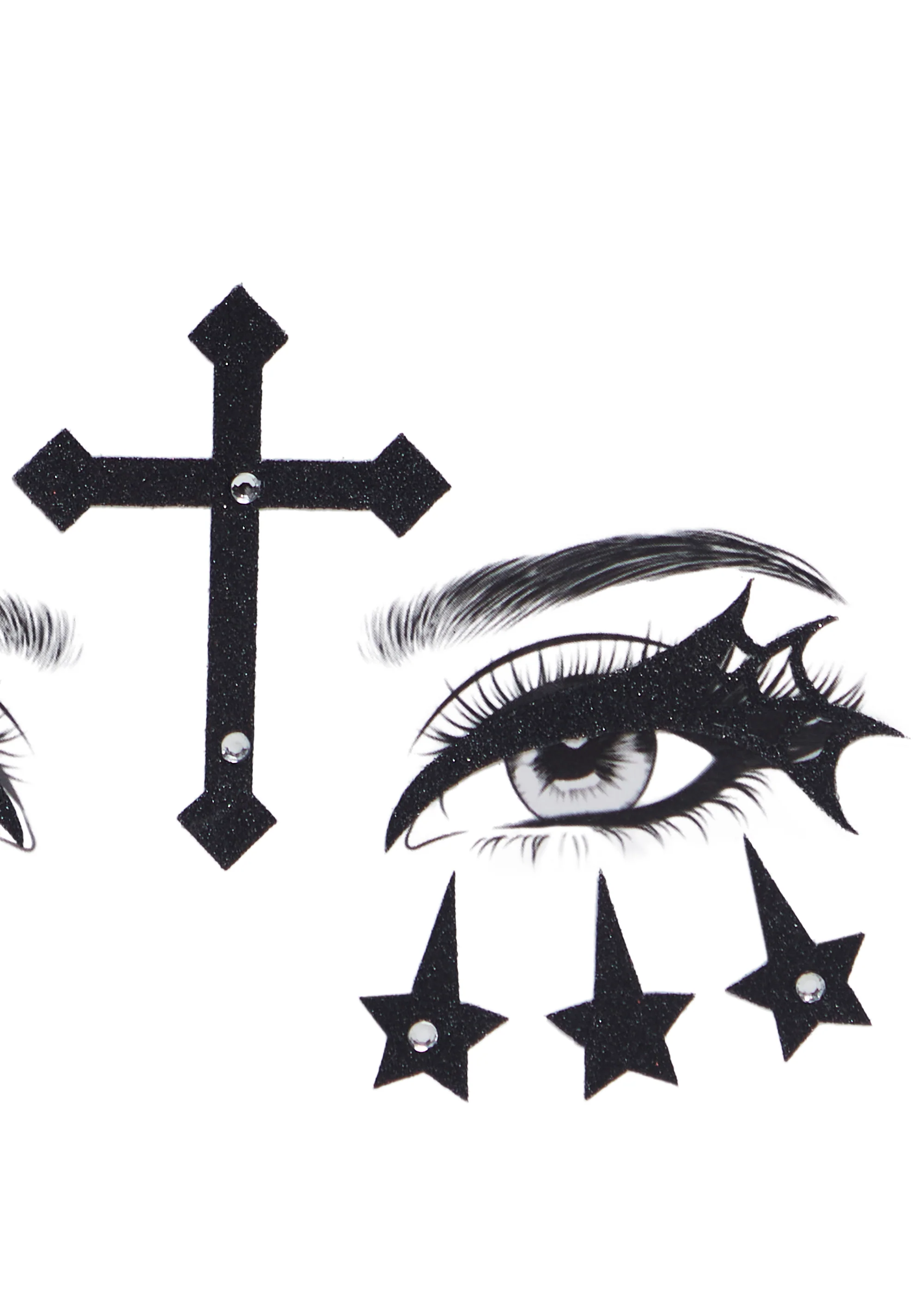 Gothic Glimmer Face Gems - Image 2