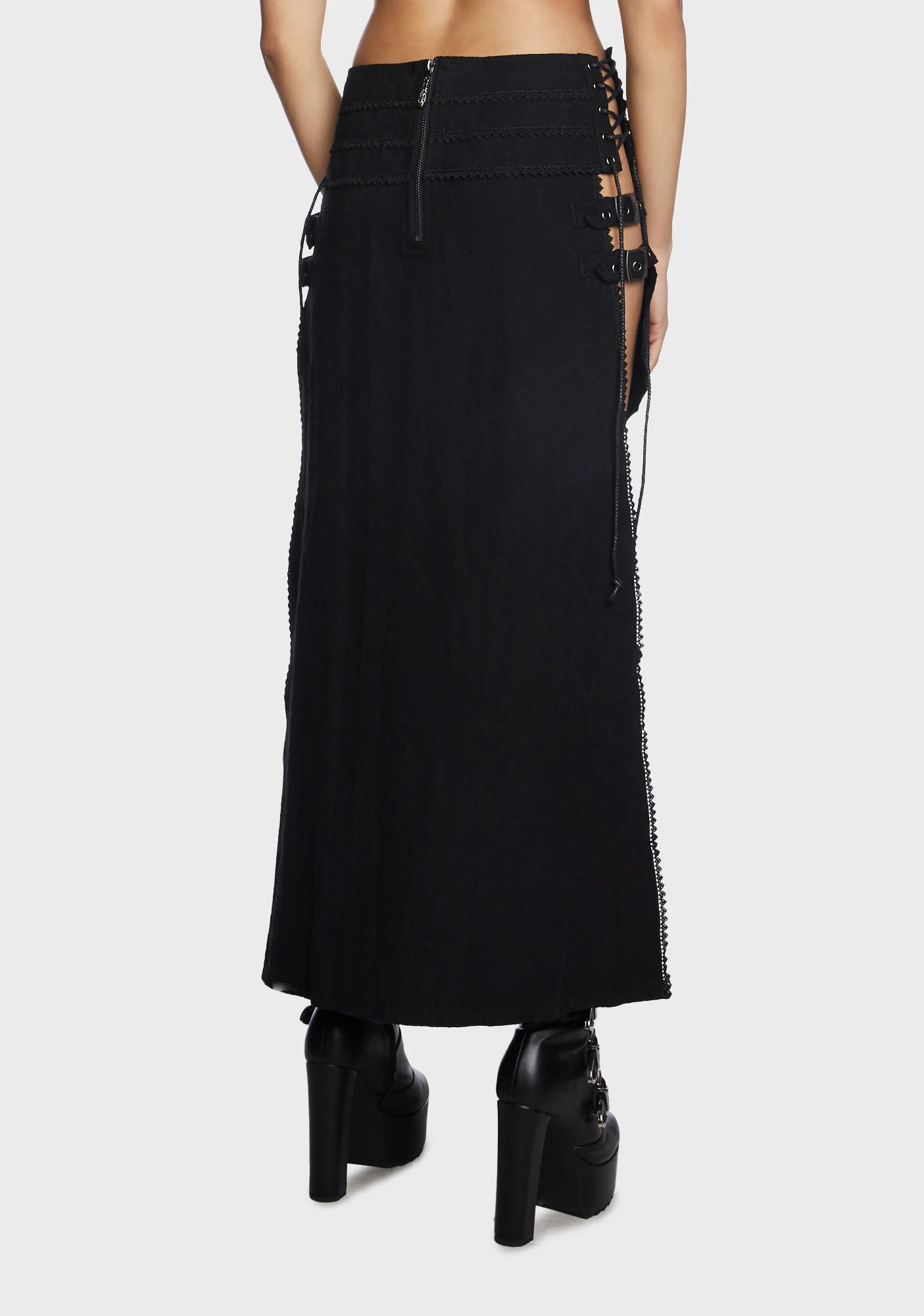 Gothic Jacquard Skirt - Image 3