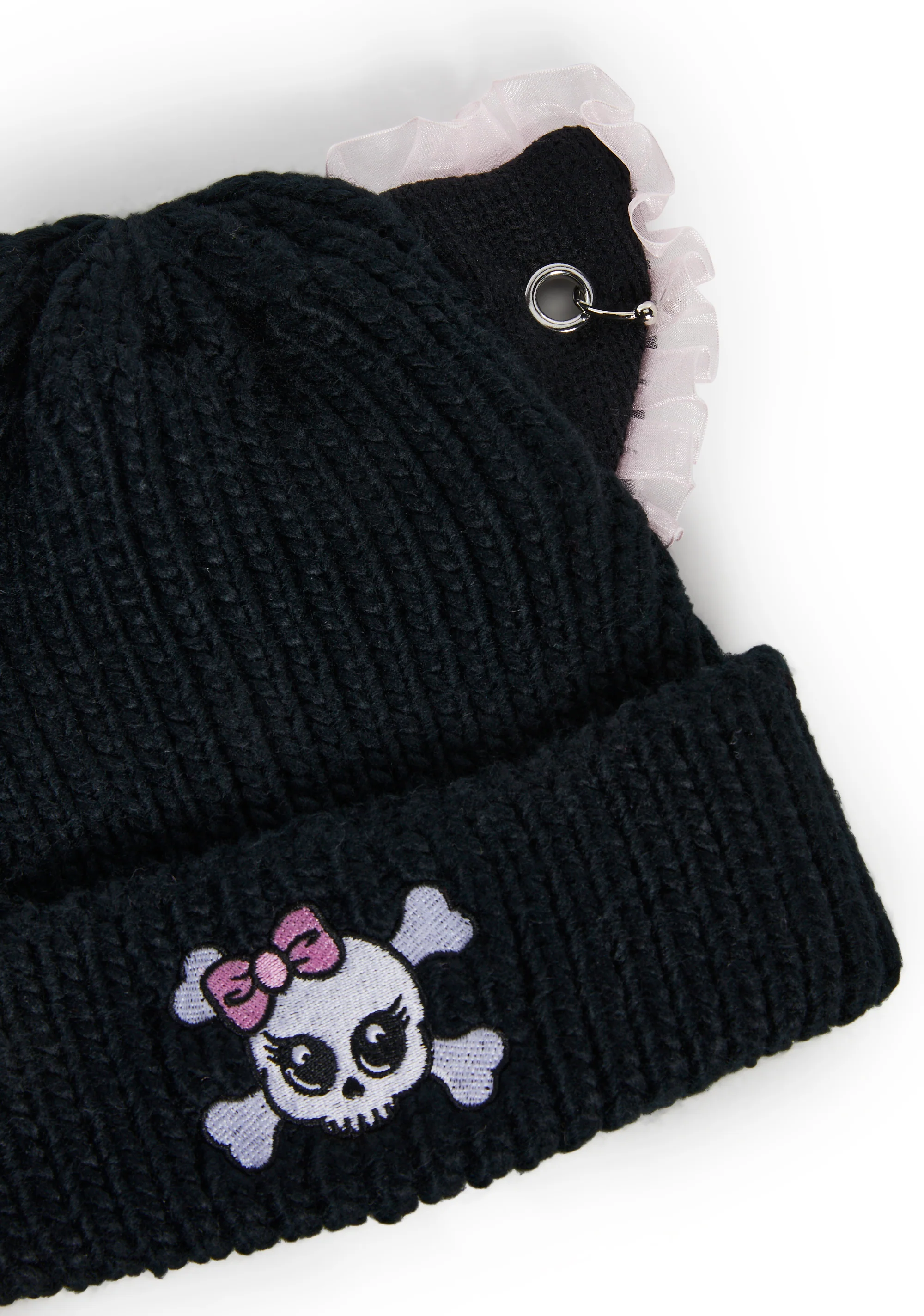Gothic Kitty Knit Beanie - Image 4