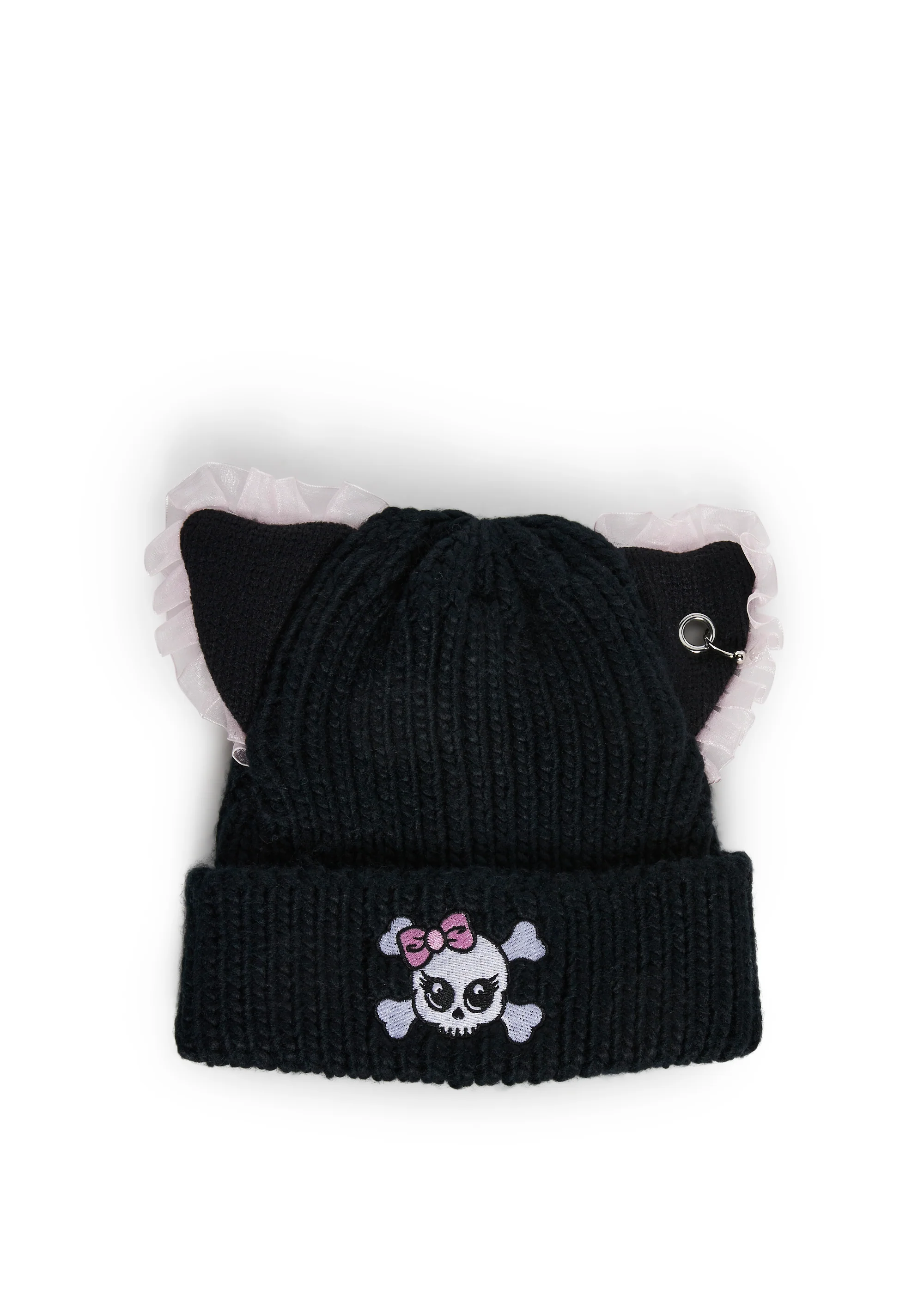 Gothic Kitty Knit Beanie - Image 5