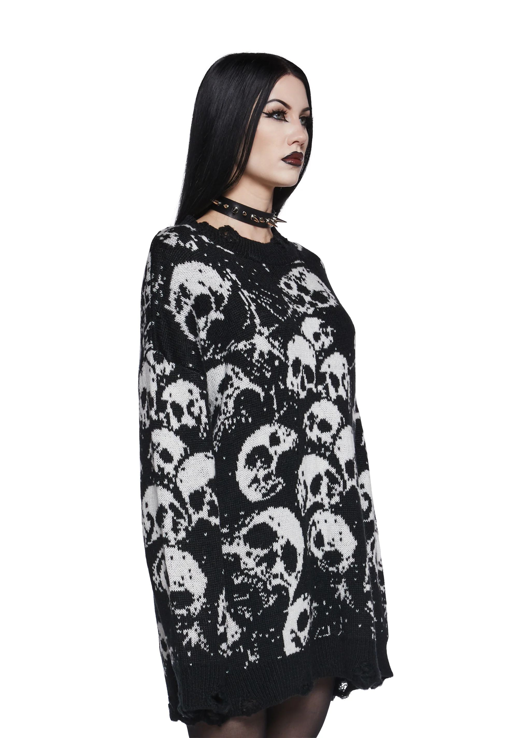 Graveyard Dreams Knit Sweater - Image 4