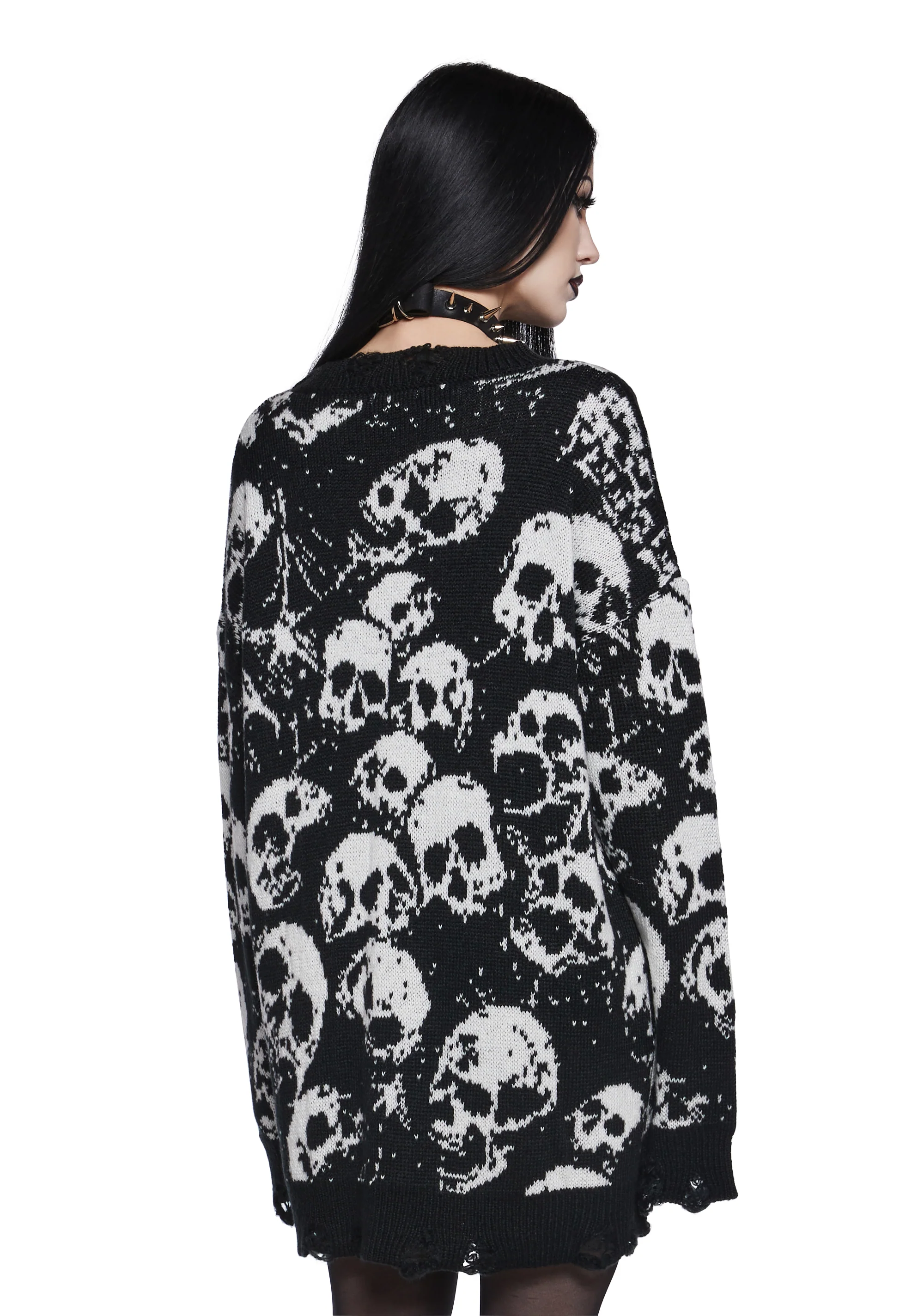 Graveyard Dreams Knit Sweater - Image 5