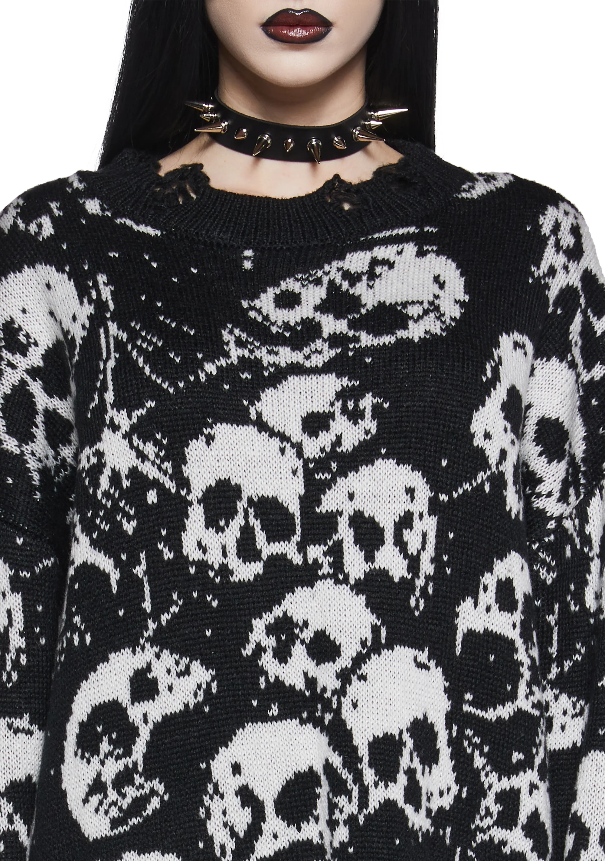 Graveyard Dreams Knit Sweater - Image 6