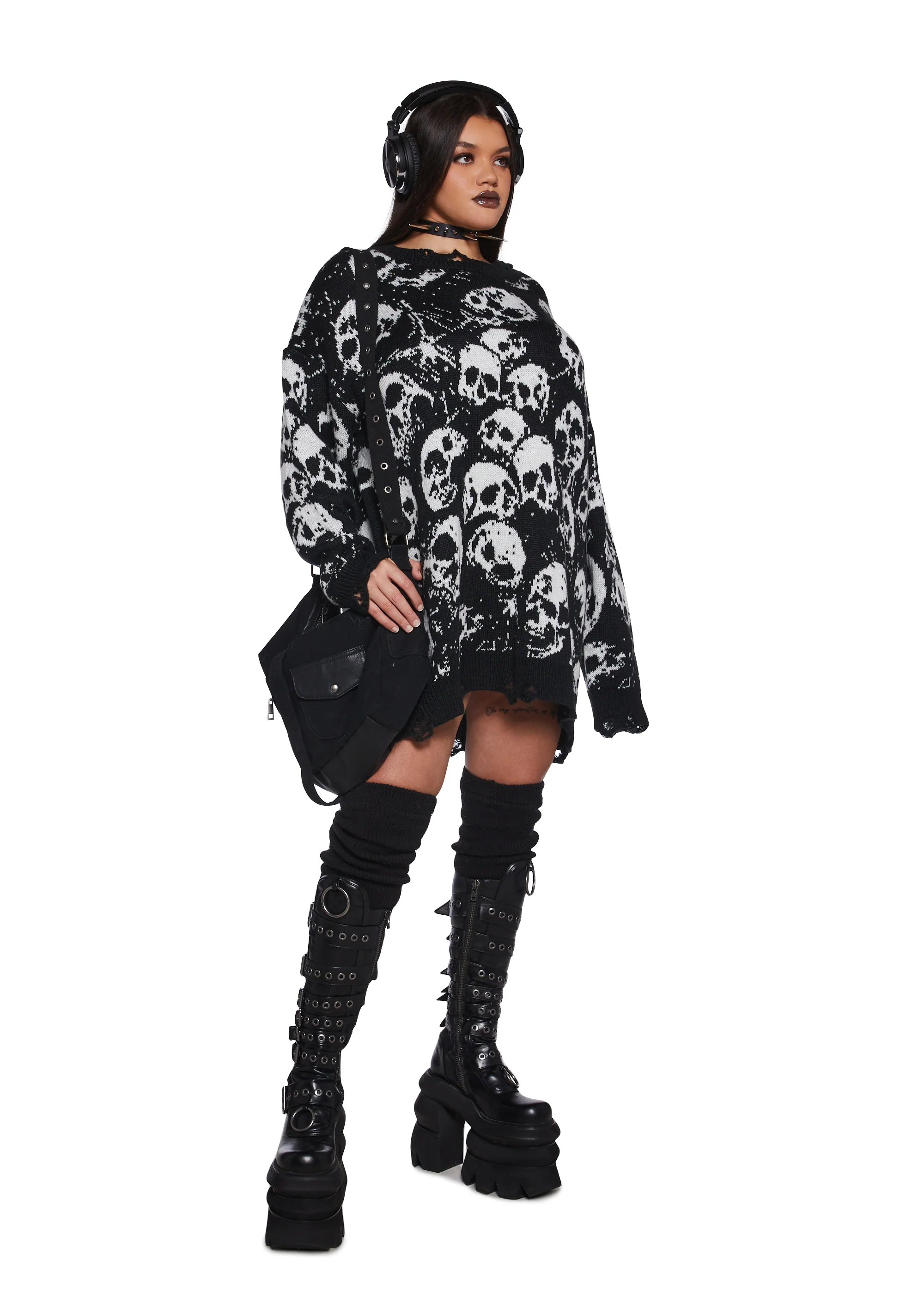 Graveyard Dreams Knit Sweater - Image 7