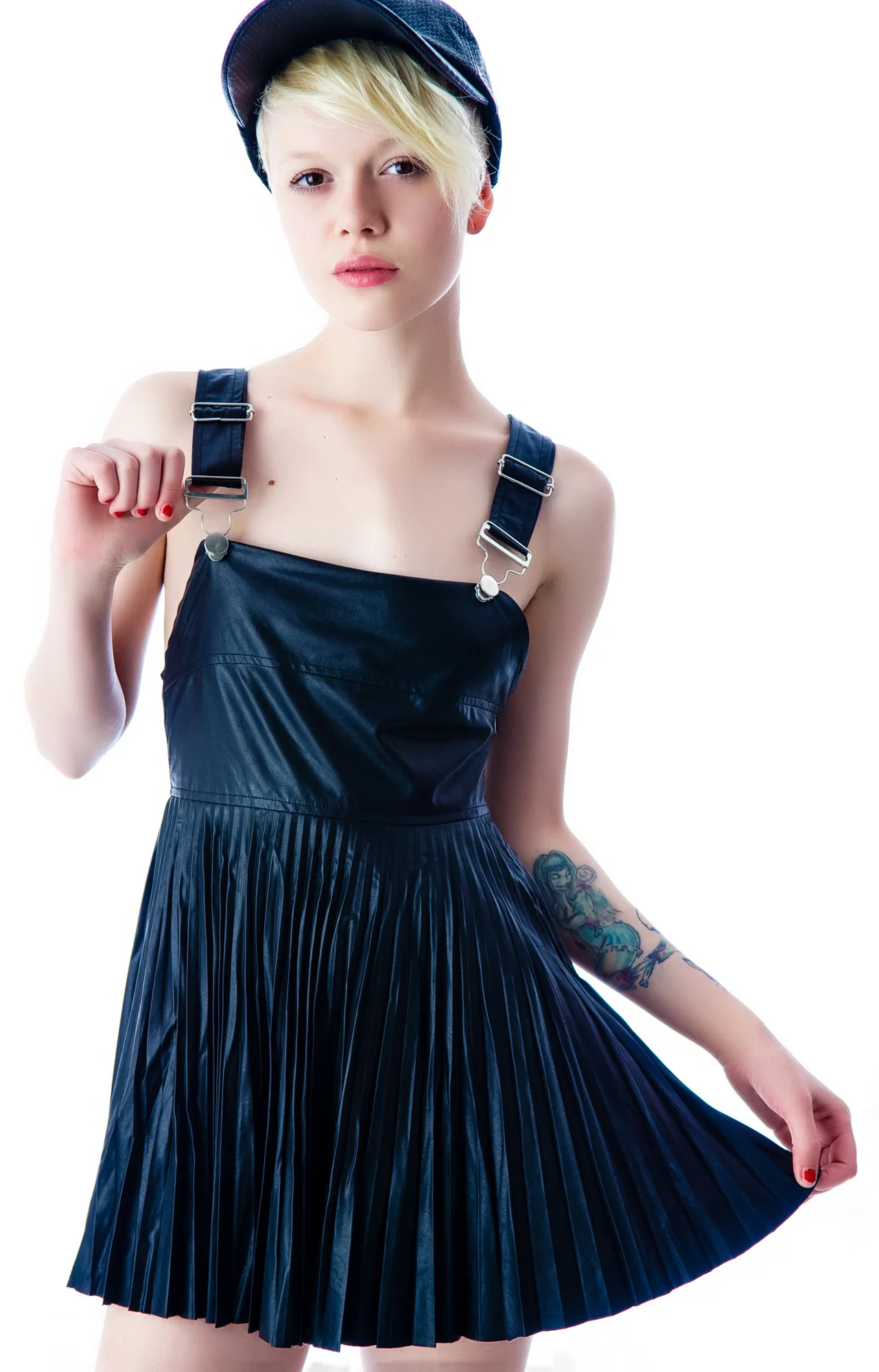 Greaser Pleated Overall Dress - Image 2