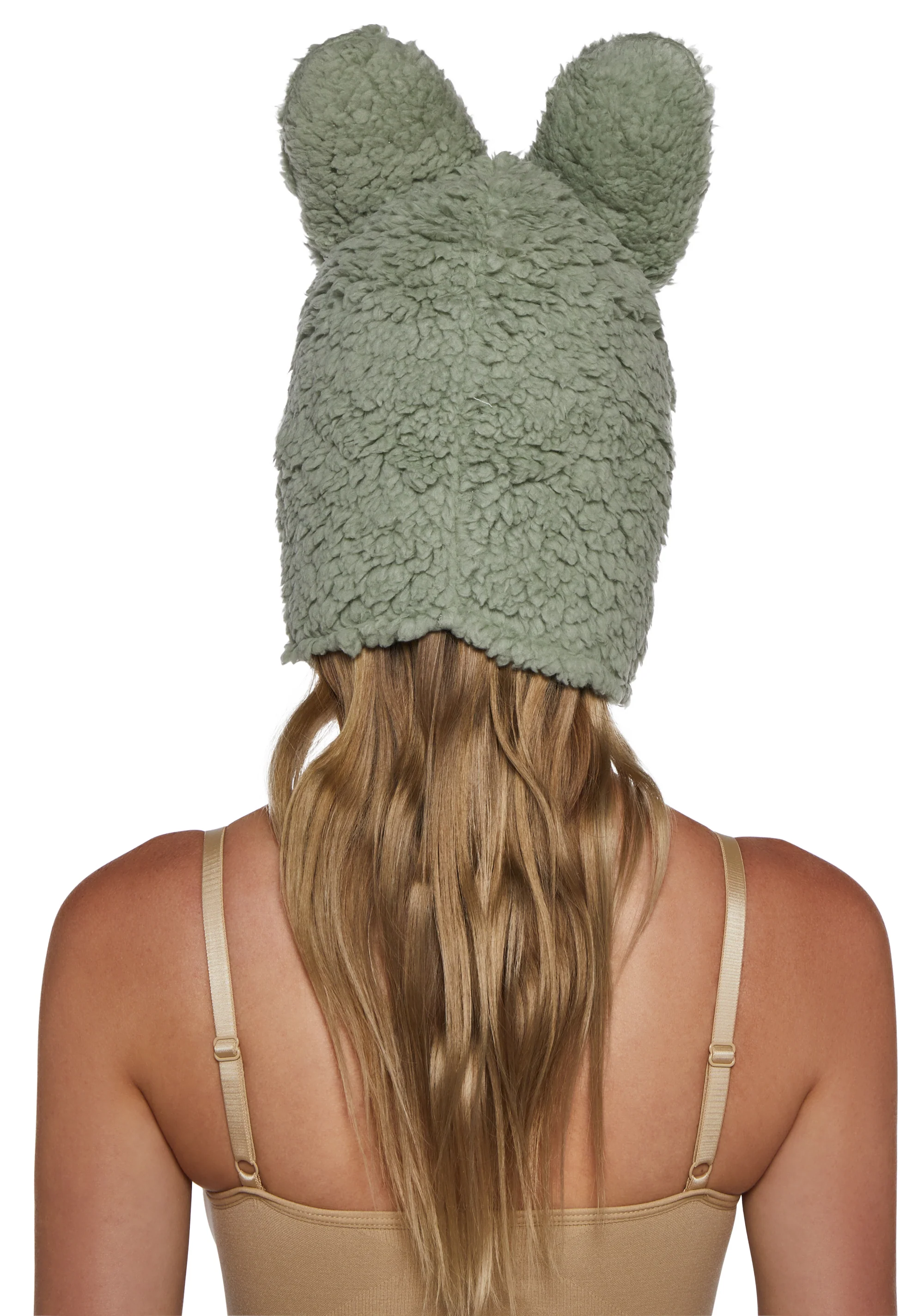 Little Monster Costume Hood - Green - Image 4