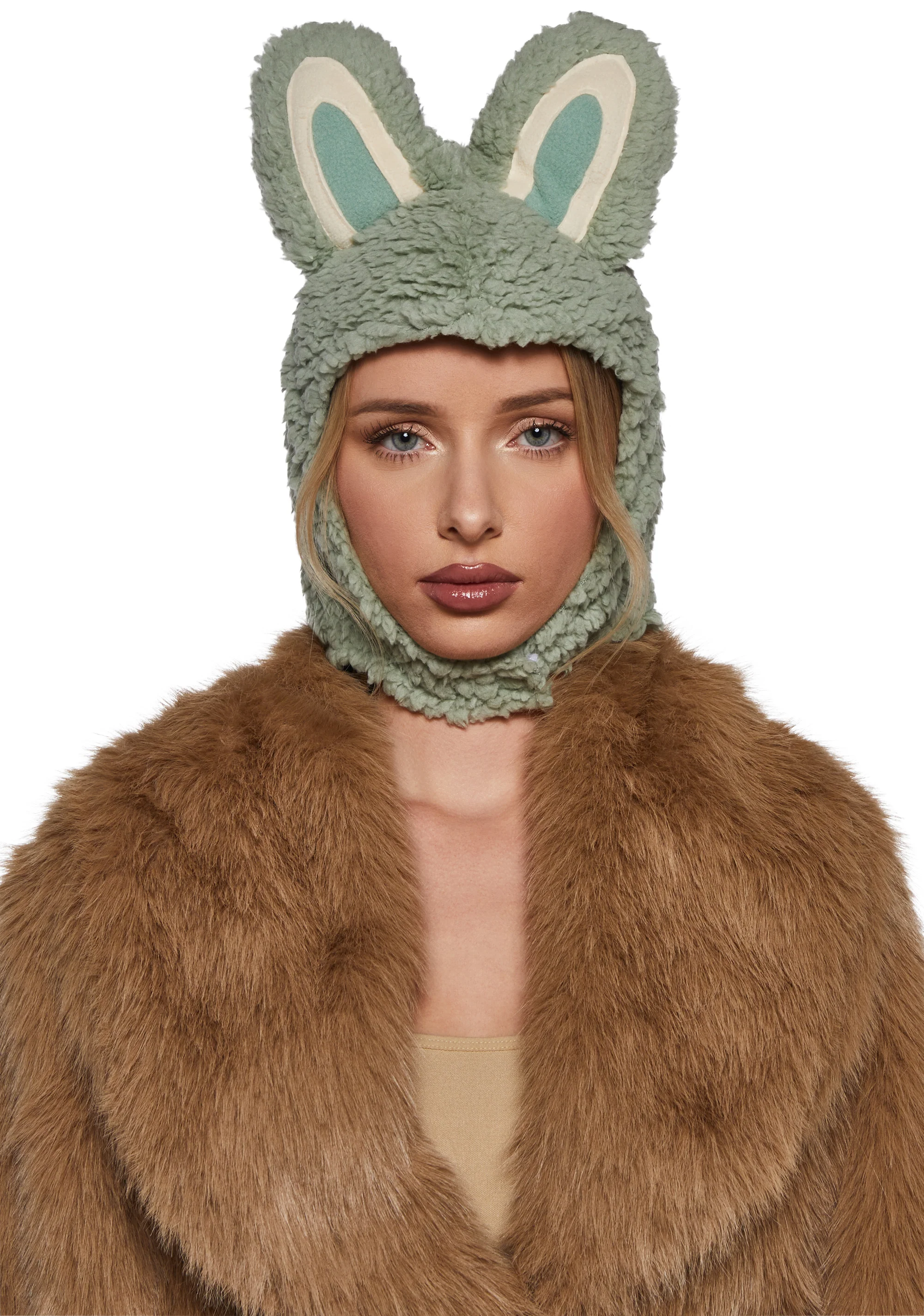Little Monster Costume Hood - Green - Image 5