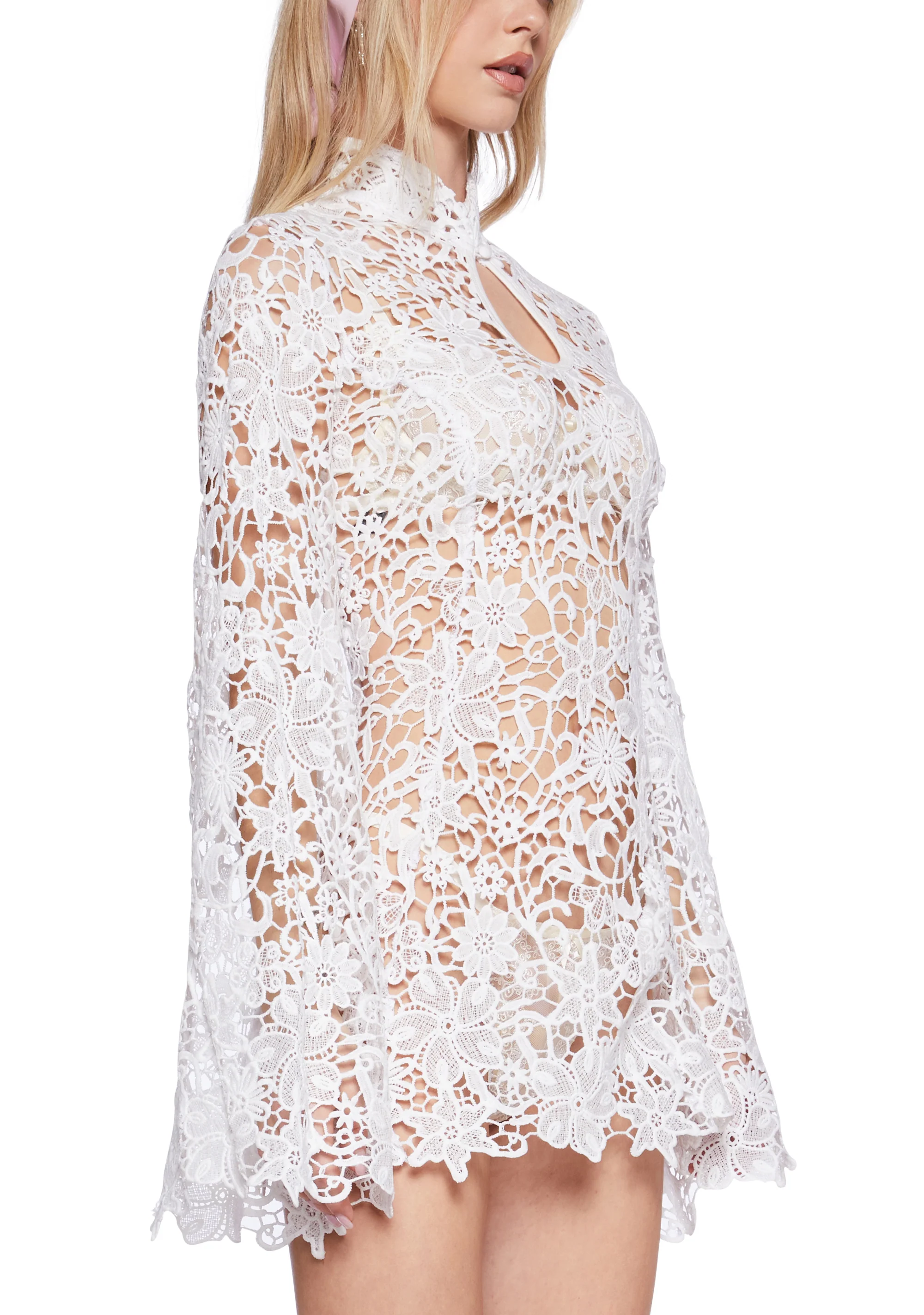 Groovy Kind Mini Dress - White - Image 5