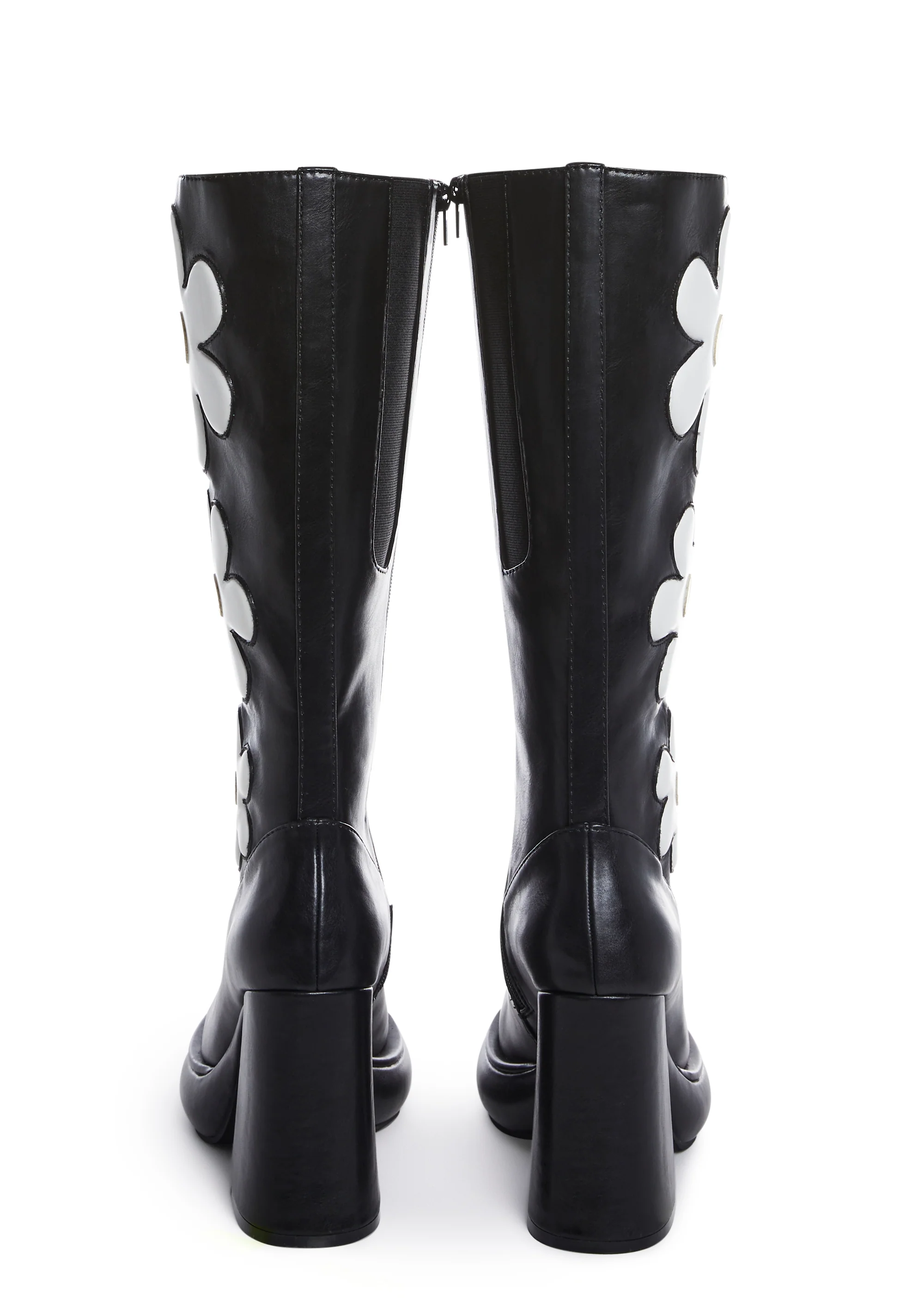 Groovy Shindig Platform Boots - Black - Image 4