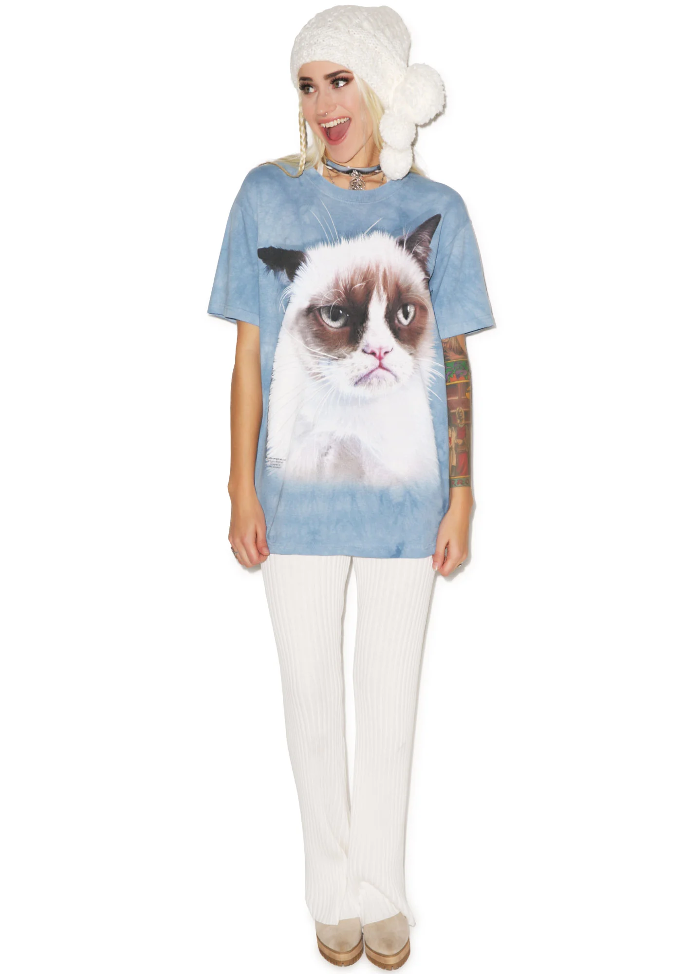 Grumpy in Blue Top - Image 4