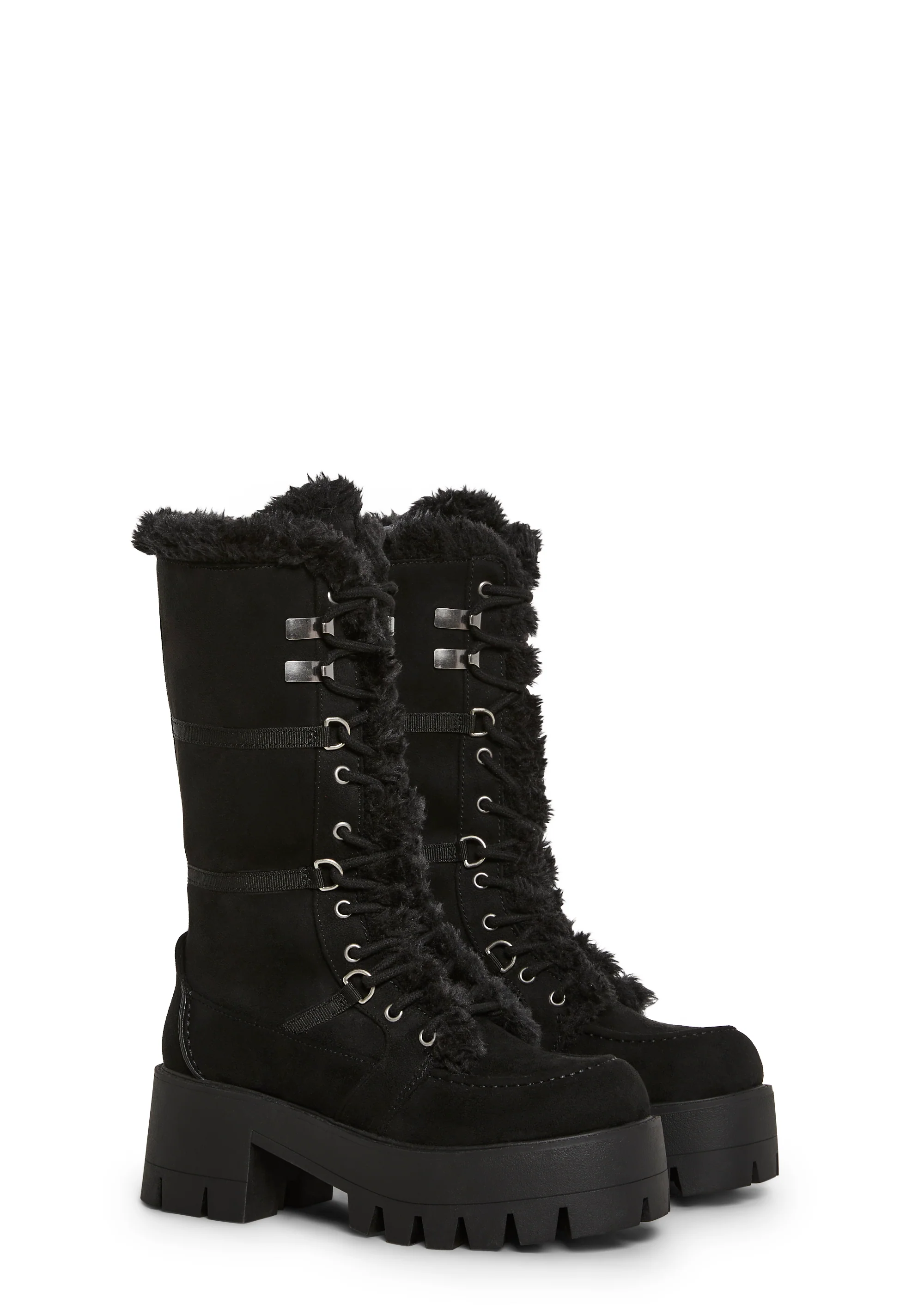 Grunge Trek Hiking Boots - Black - Image 3