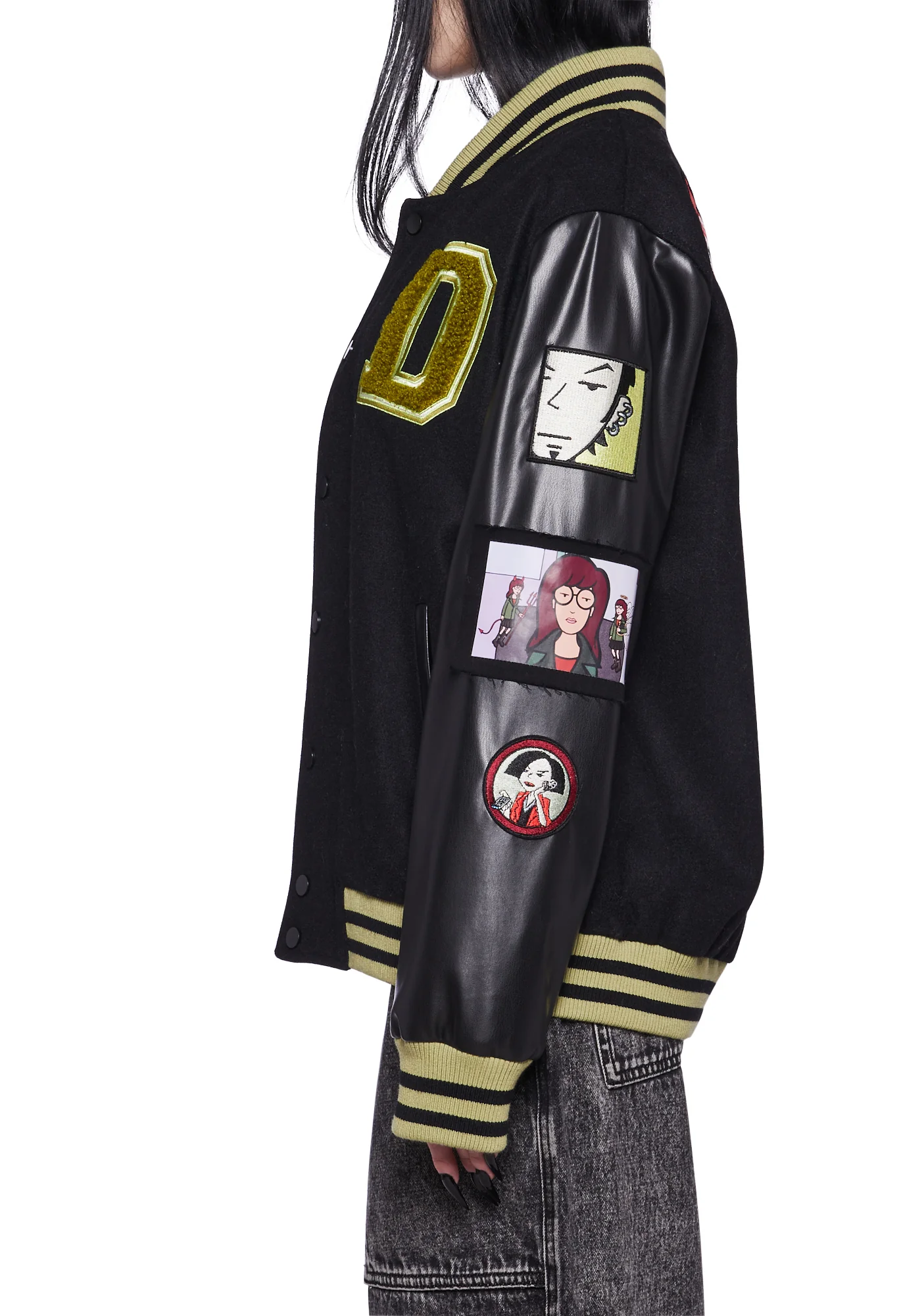 Grunge Pep Rally Varsity Jacket - Image 6
