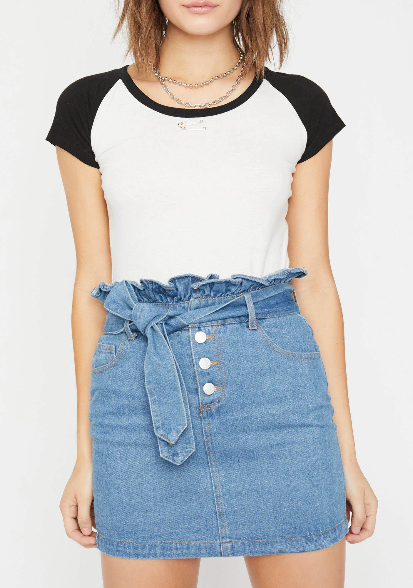 Guilty Chic Denim Skirt - Image 2