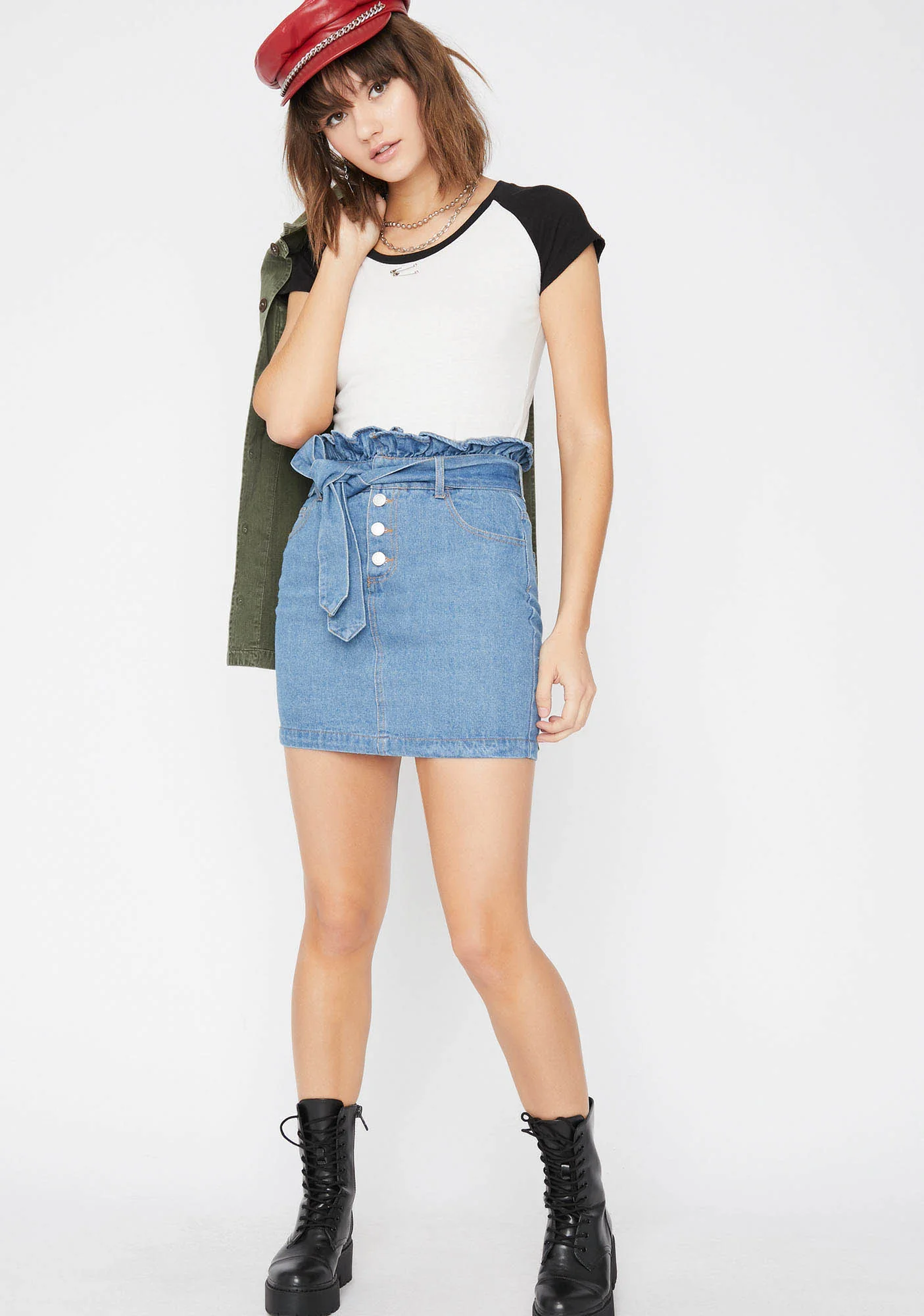 Guilty Chic Denim Skirt - Image 3