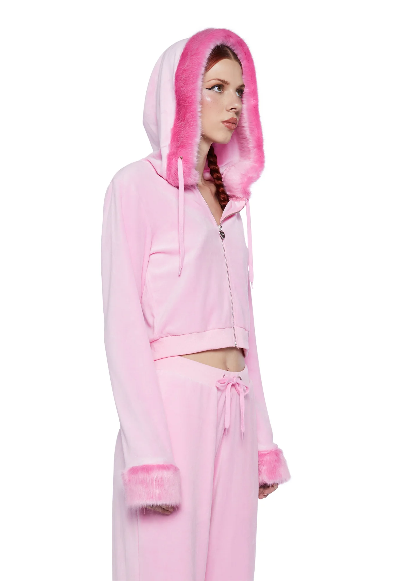 Gumdrop Crush Velour Hoodie - Image 3