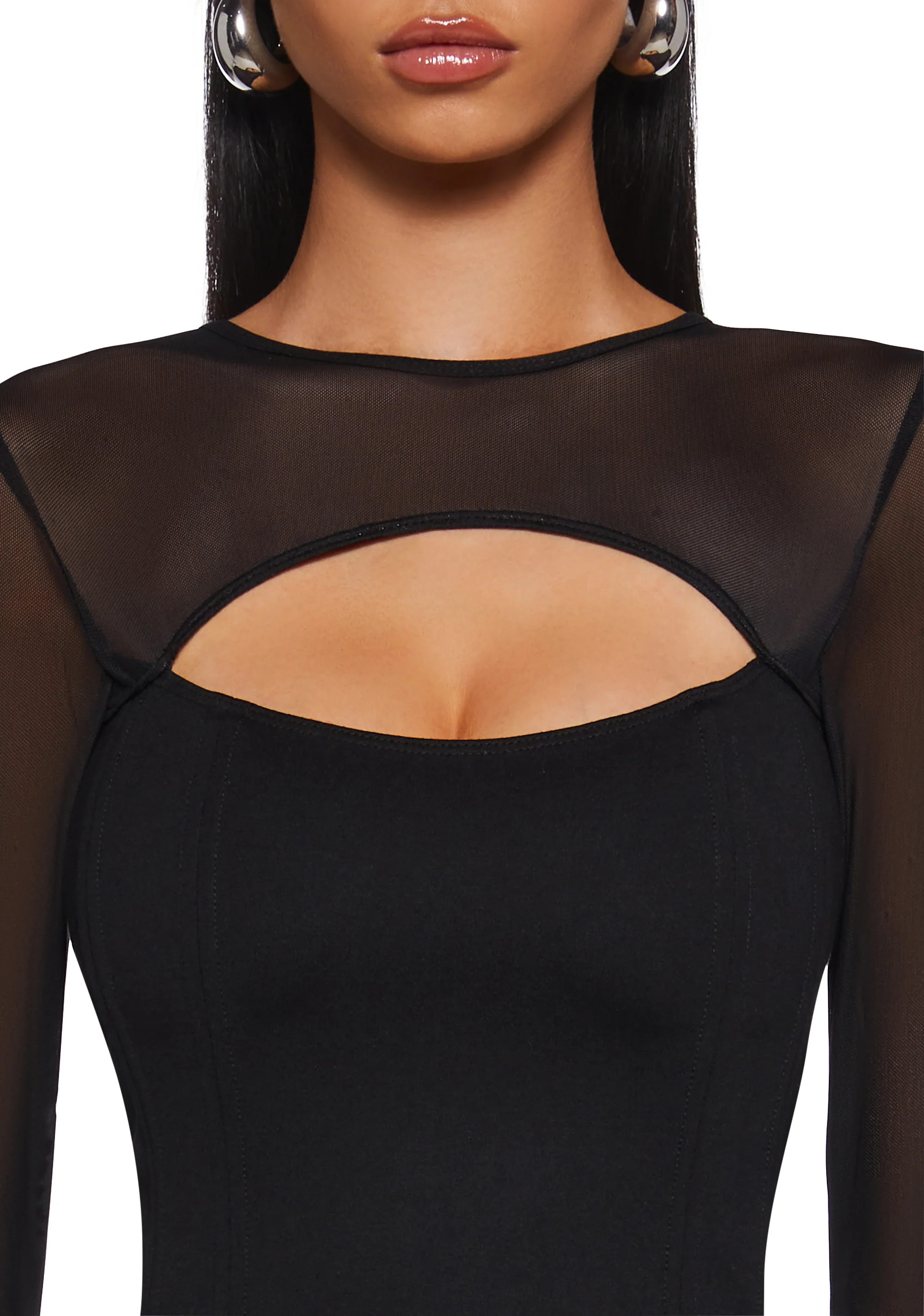 Gut Feelings Cut-Out Corset Top - Image 5