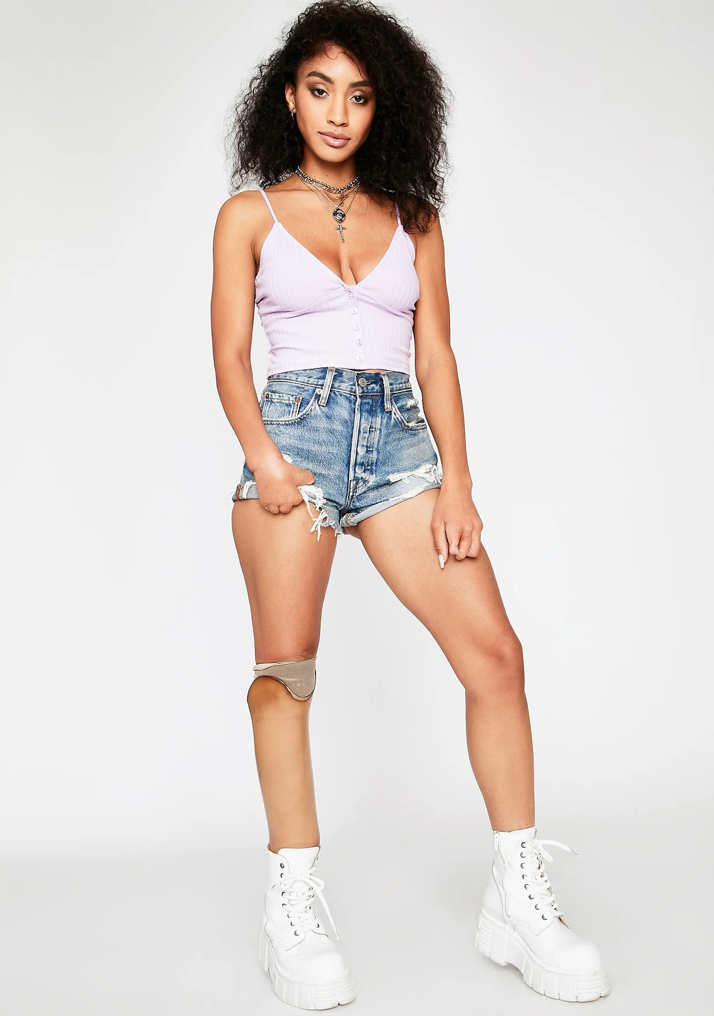 Had It Comin' Button Up Cami - Image 3