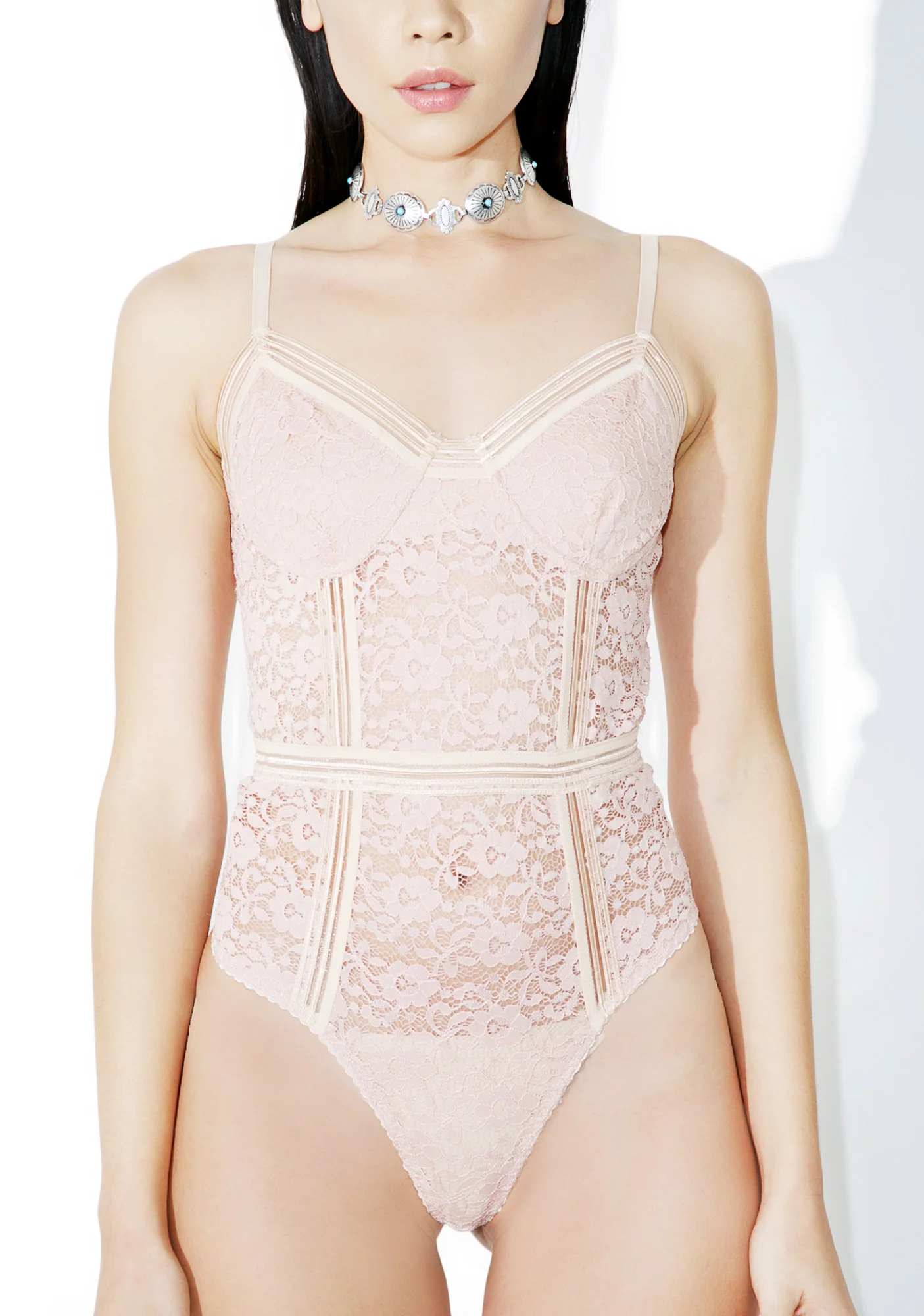 Halation Lace Bodysuit - Image 4