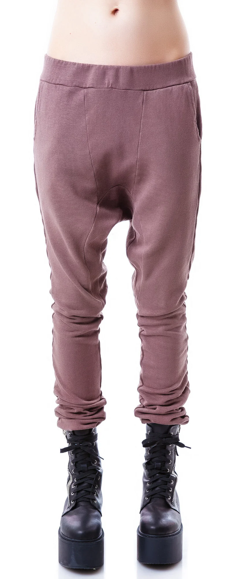 Hammer Time Drop Crotch Pants - Light Red - Image 13