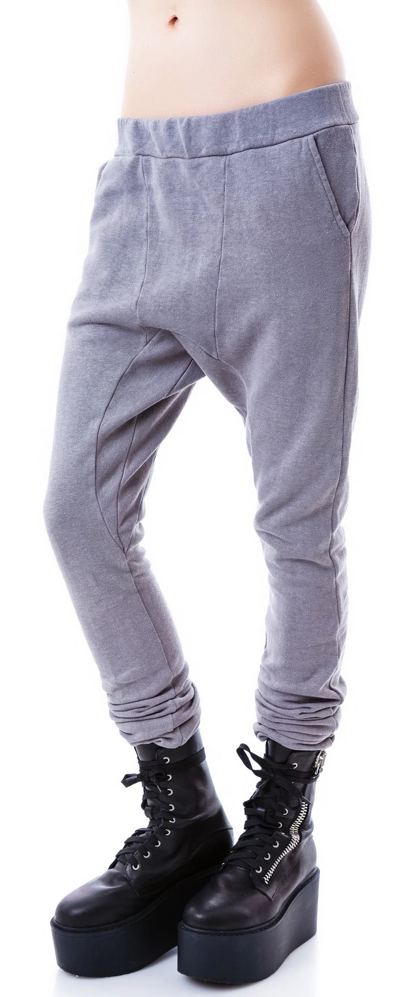 Hammer Time Drop Crotch Pants - Off White - Image 12