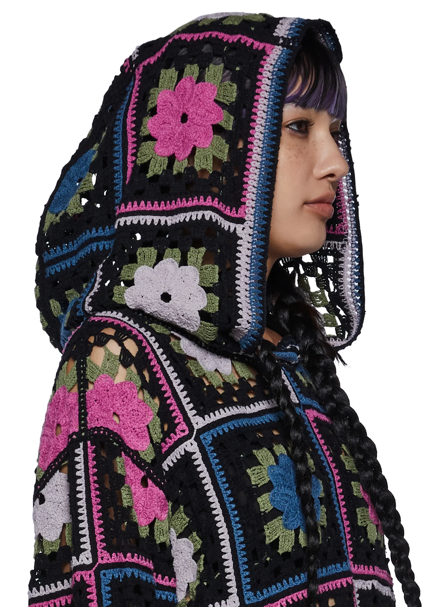 Hand Me Down Crochet Hoodie - Image 5
