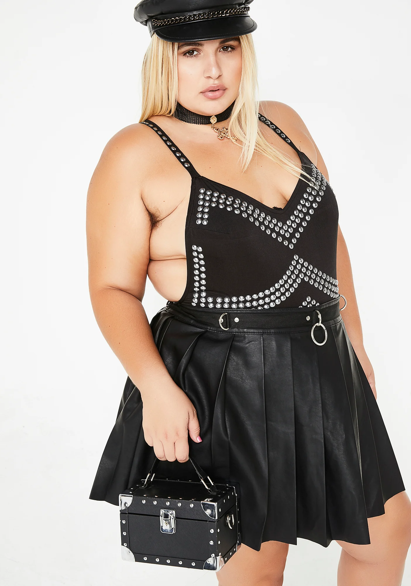 Handle My Bling Studded Bodysuit - Image 2