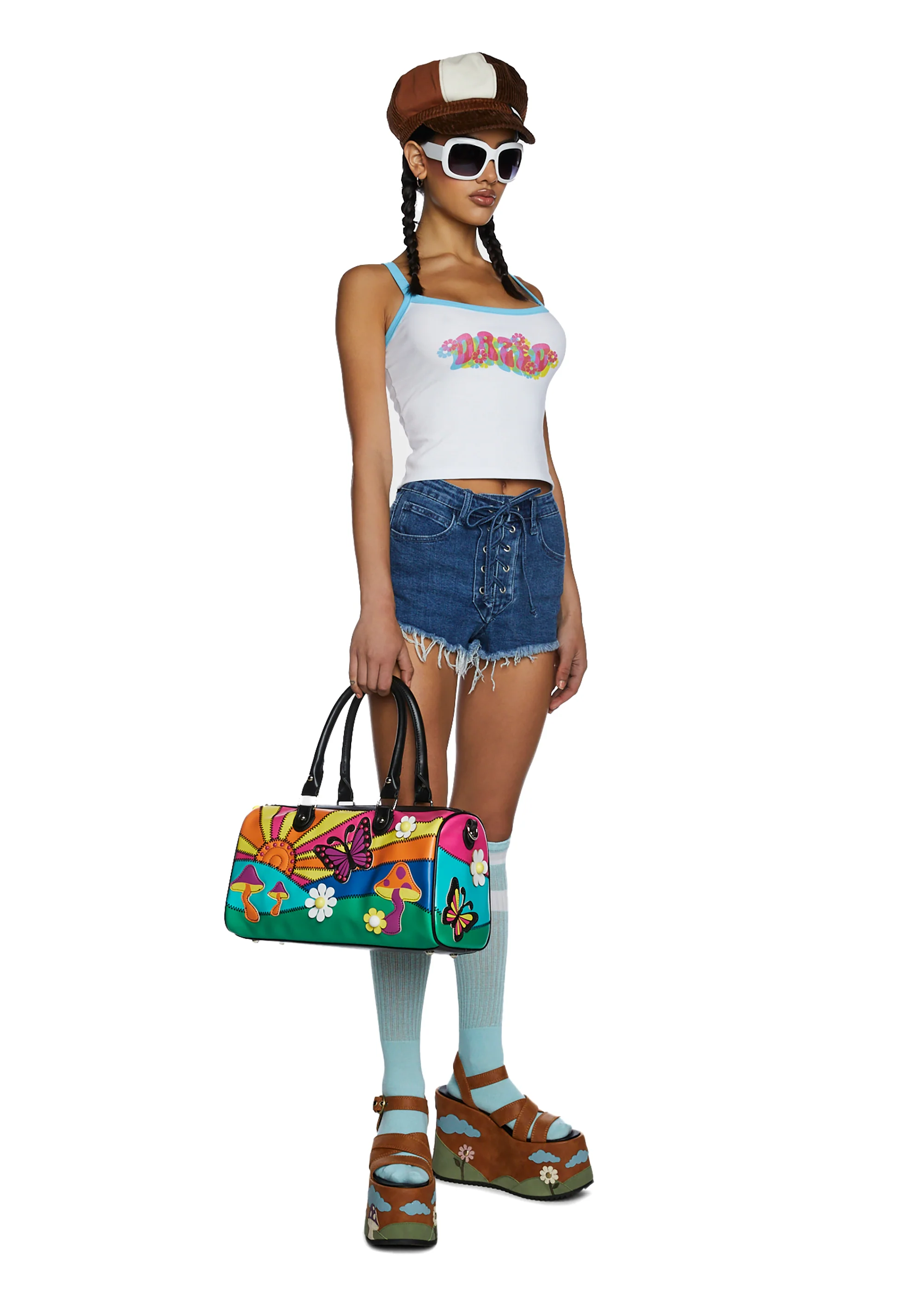Happy Daze Denim Shorts - Image 5