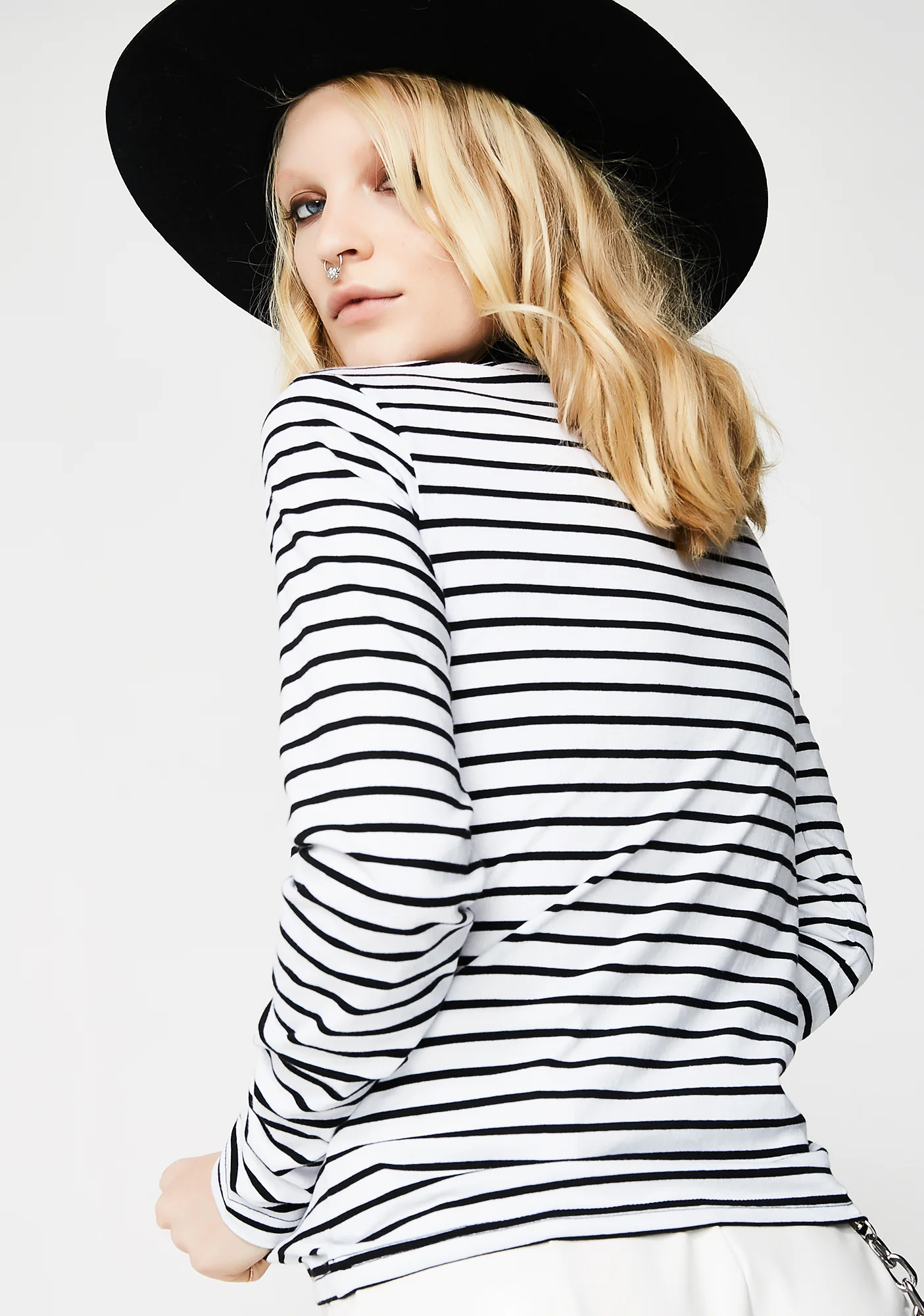 Happy Face Stripey Long Sleeve - Image 4