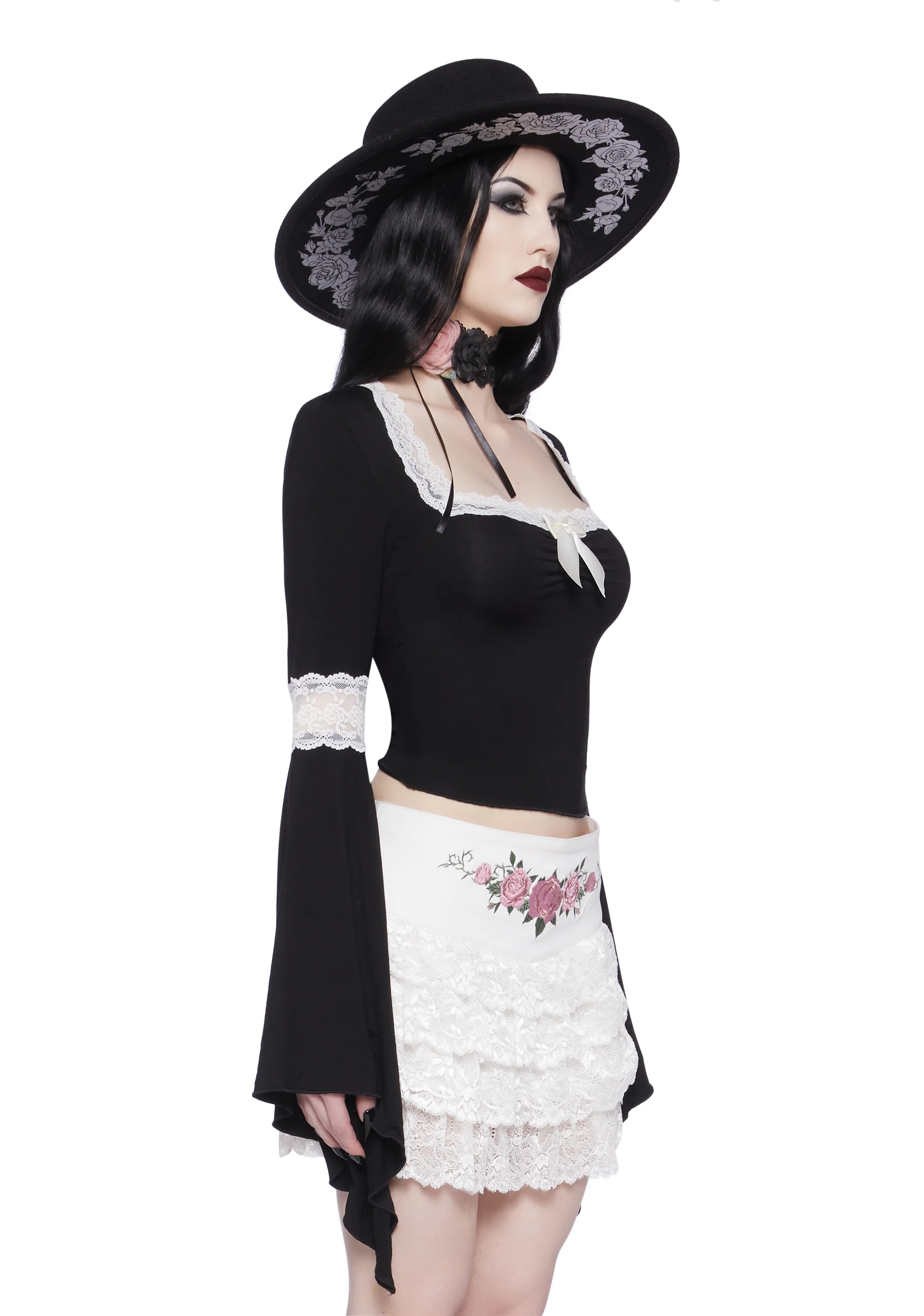 Hardcore Goth Long Sleeve Top - Image 3