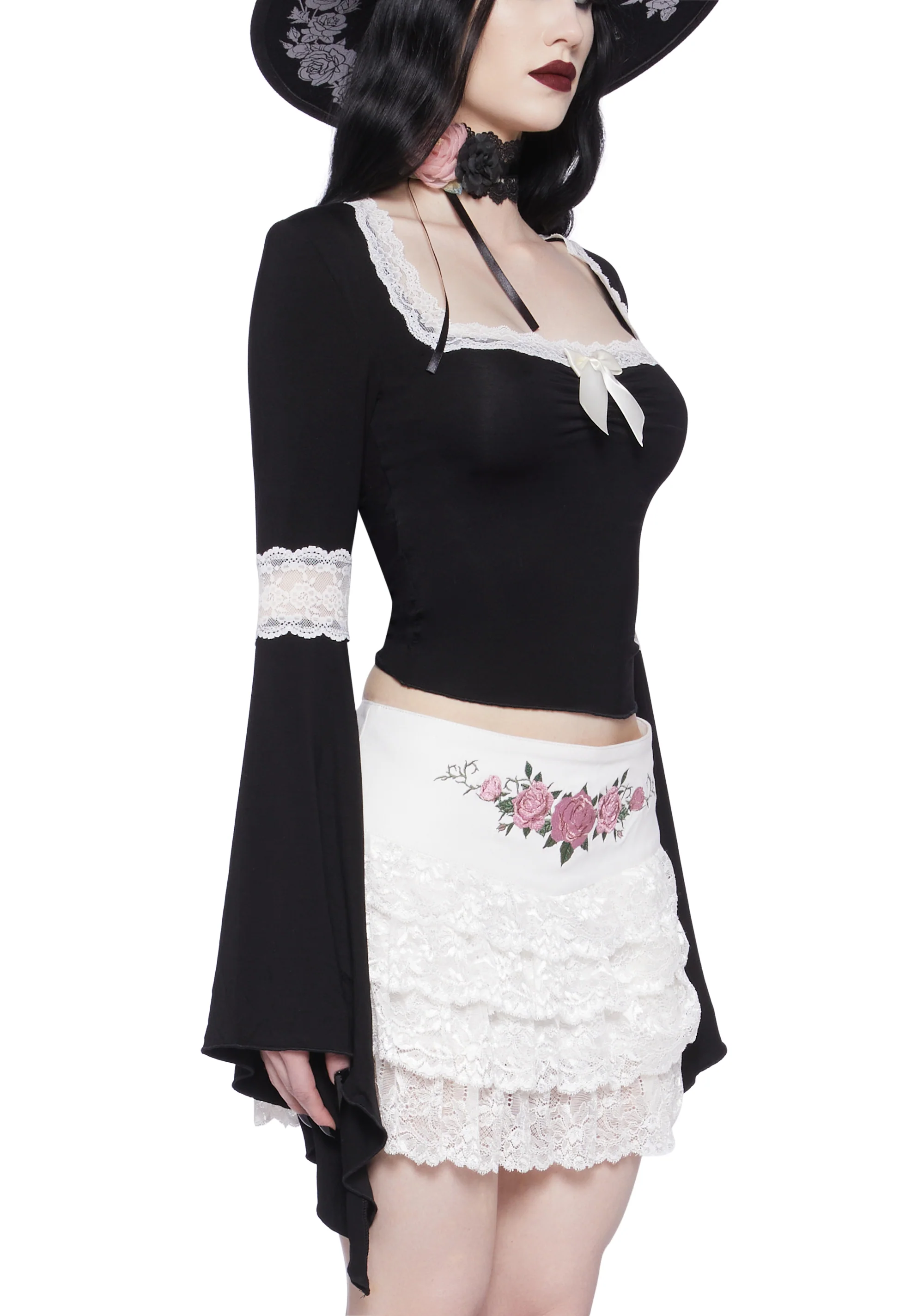 Hardcore Goth Long Sleeve Top - Image 5