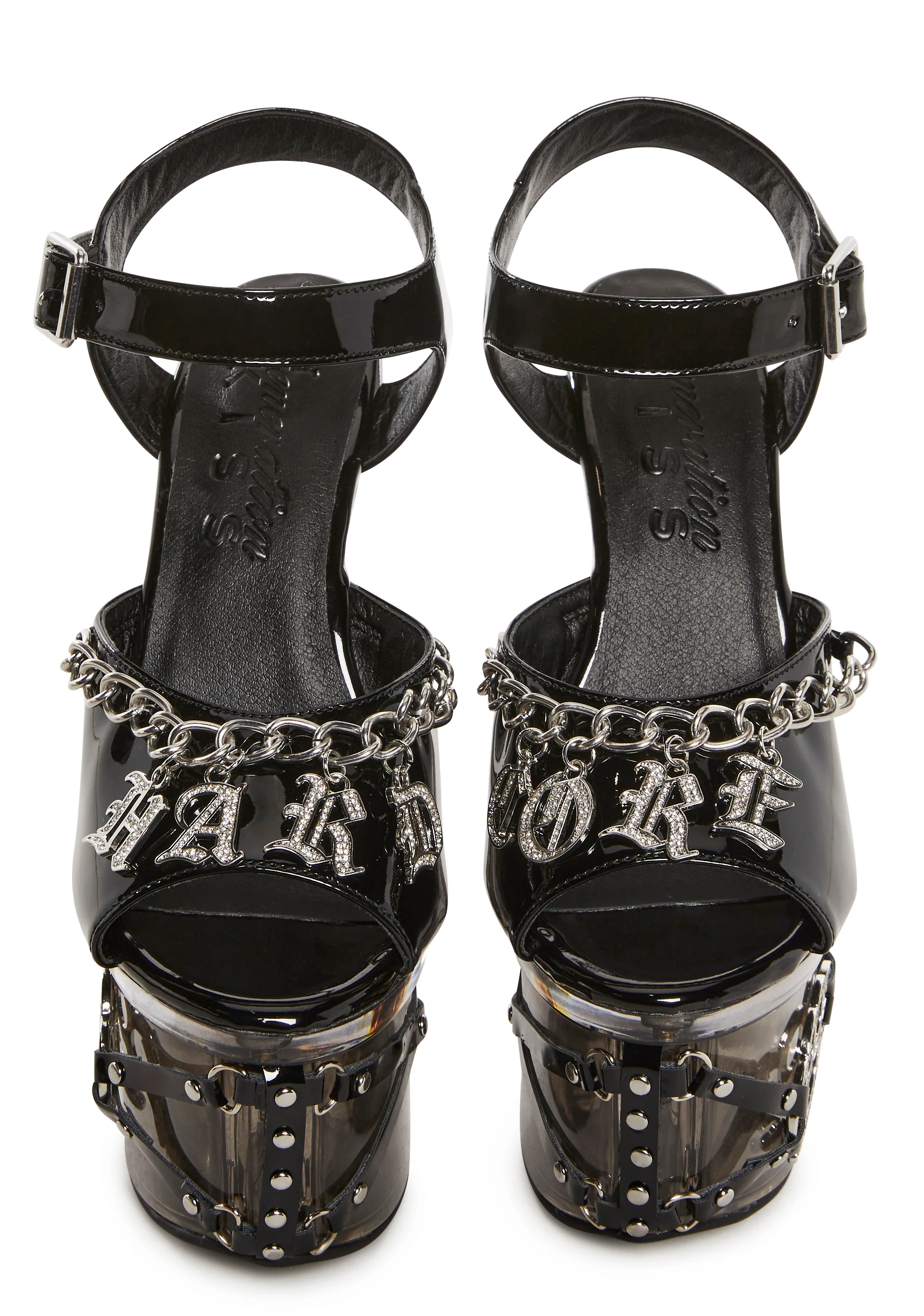Hardcore Lucite Platform Heels - Image 6
