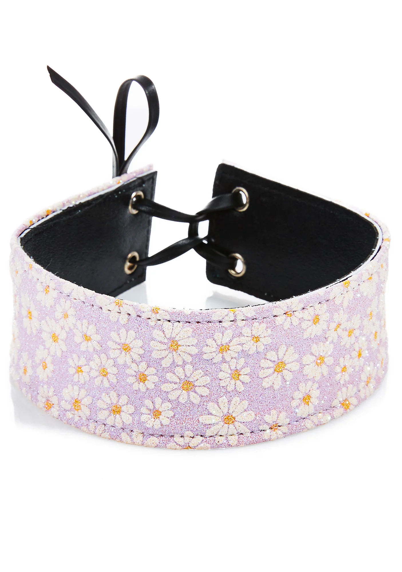 Harmonious Lace-Up Choker - Image 2