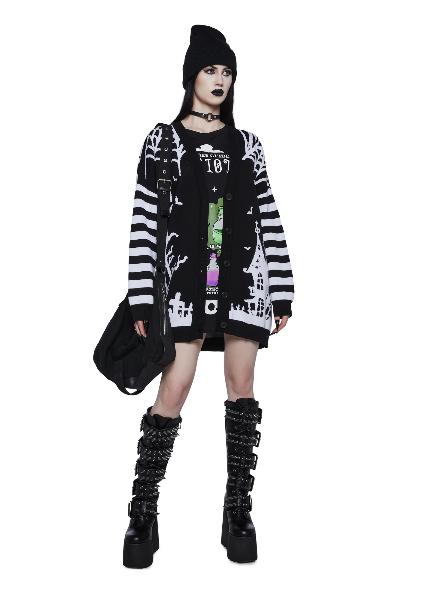 Haunted Homestead Oversized Cardigan - Image 2