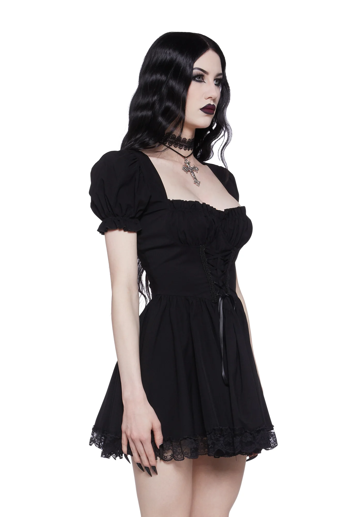 Hazy Haunting Mini Dress - Image 3