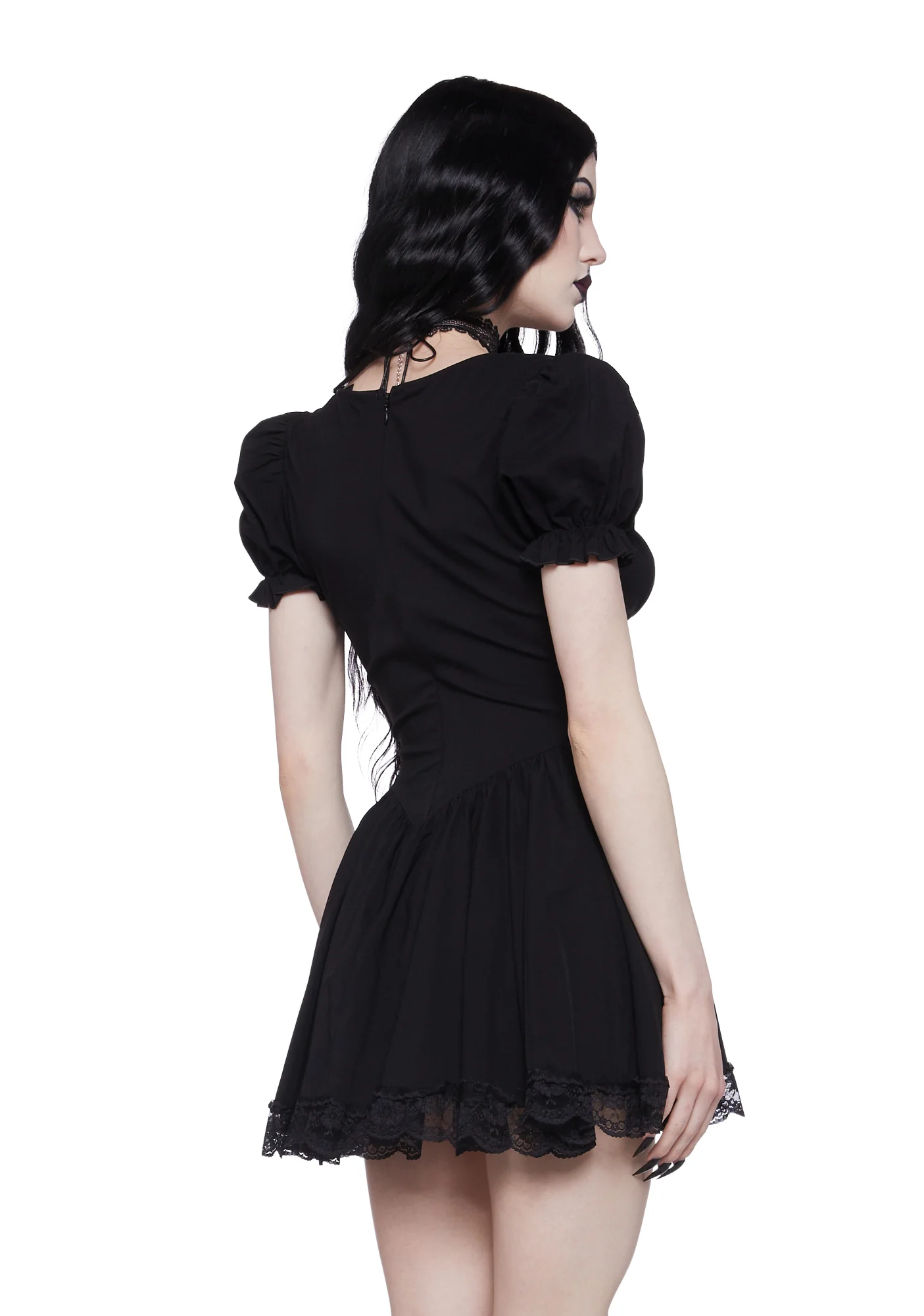 Hazy Haunting Mini Dress - Image 4