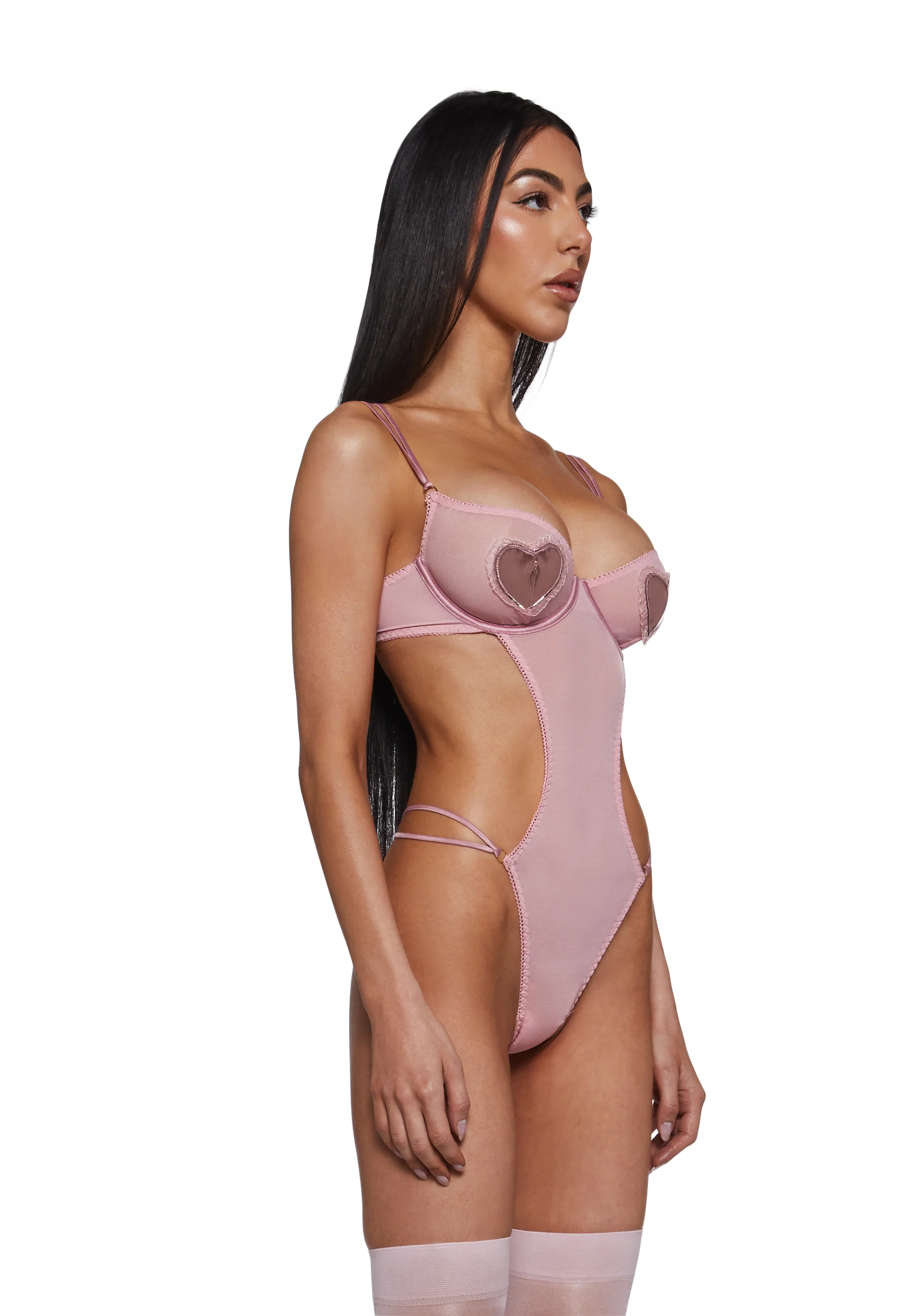 Heart Of Metals Mesh Teddy - Pink - Image 3
