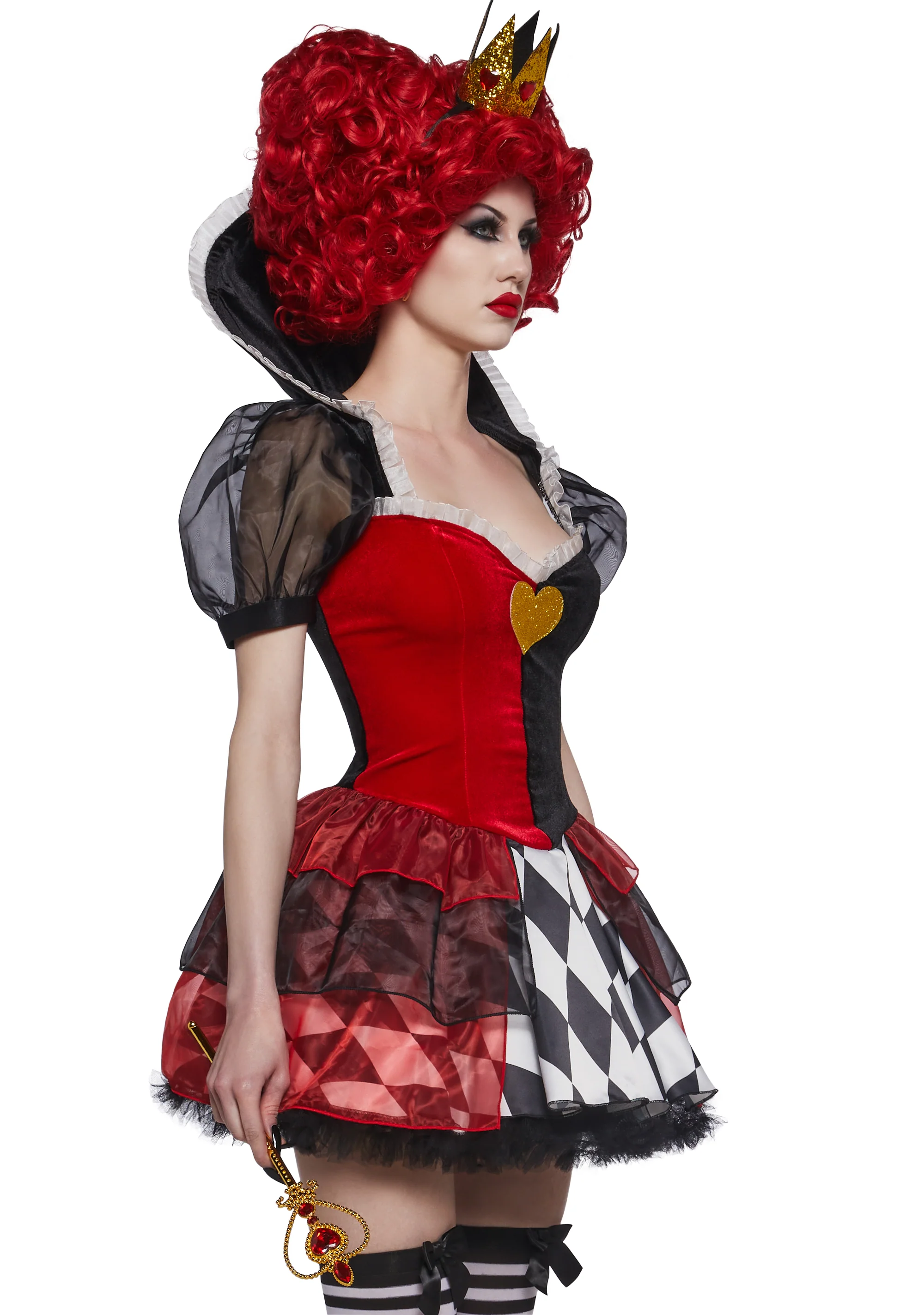 Wonderland Heart Queen Costume - Image 3