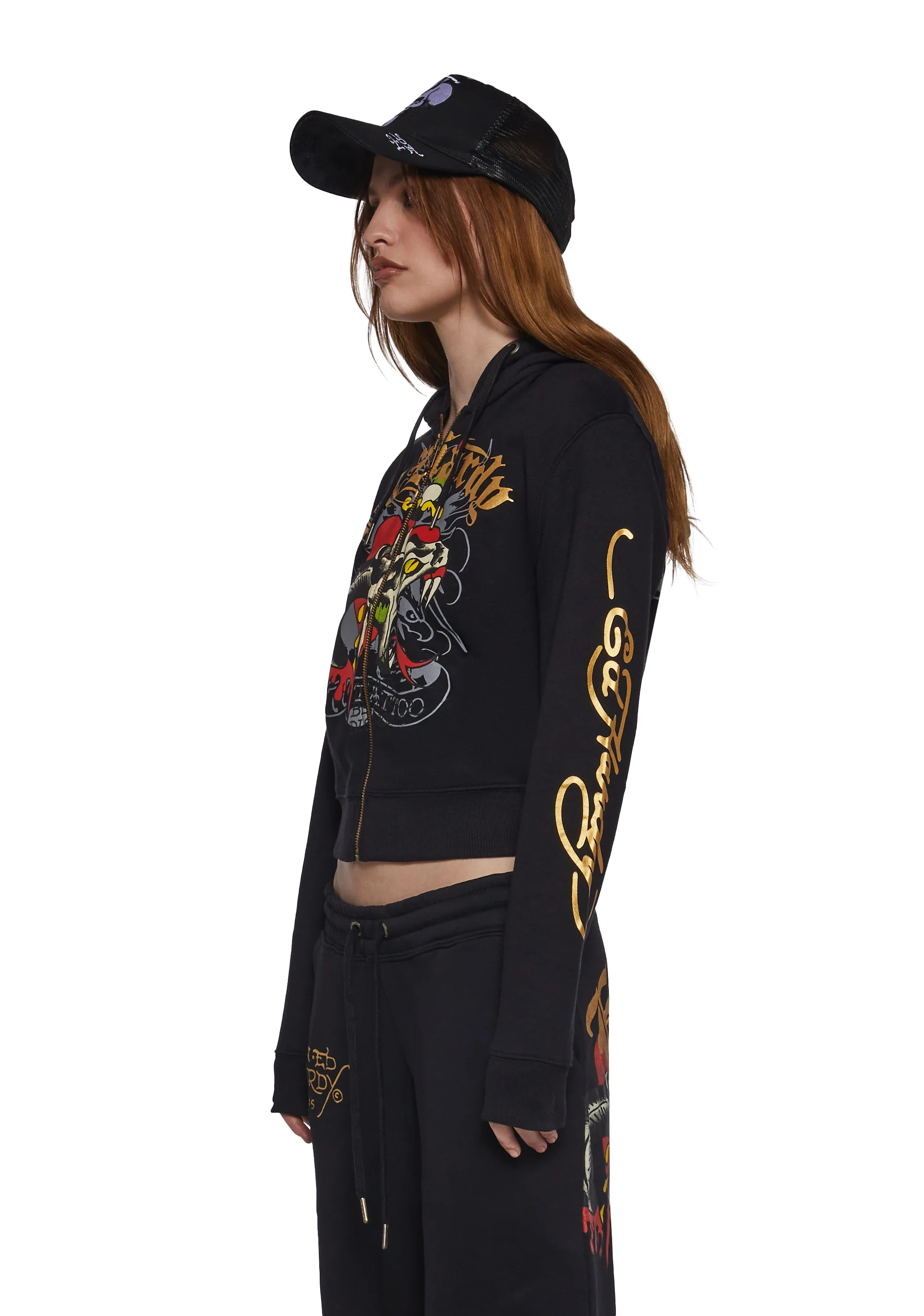 Heart Snake Zip Front Hoodie - Image 6